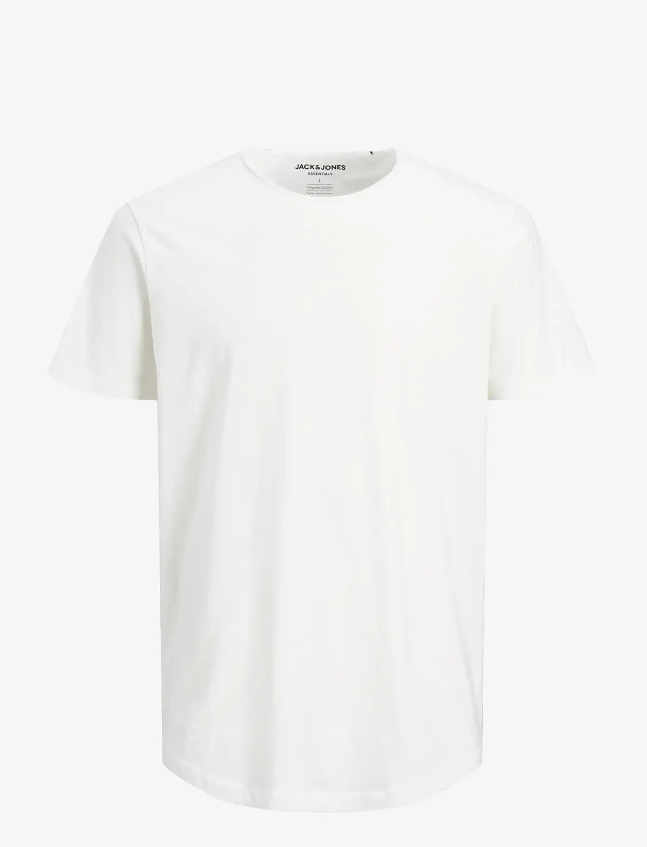 Jack & Jones - JJEBASHER TEE O-NECK SS NOOS - short-sleeved t-shirts - cloud dancer - 1