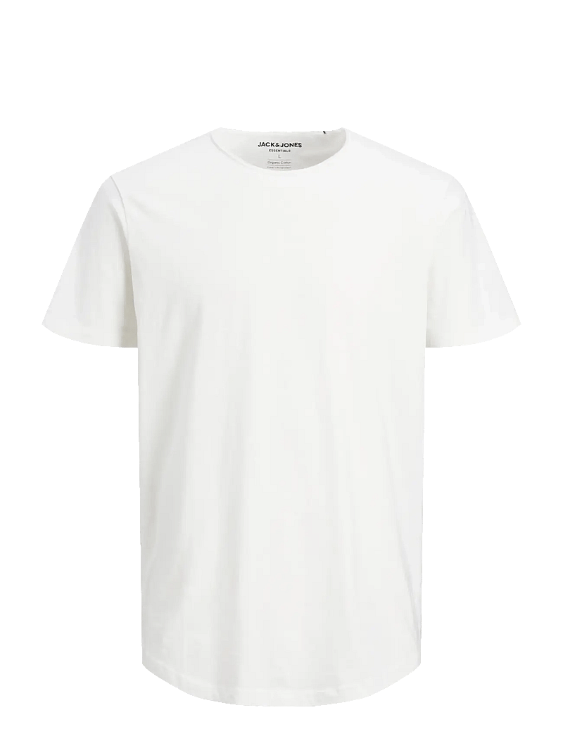 Jack & Jones - JJEBASHER TEE O-NECK SS NOOS - short-sleeved t-shirts - cloud dancer - 1
