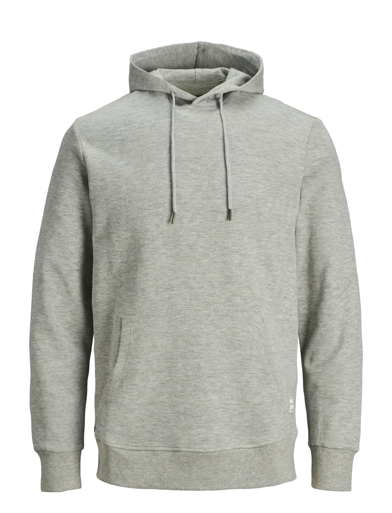 Jack & Jones - JJEBASIC SWEAT HOOD NOOS - light grey melange - 1