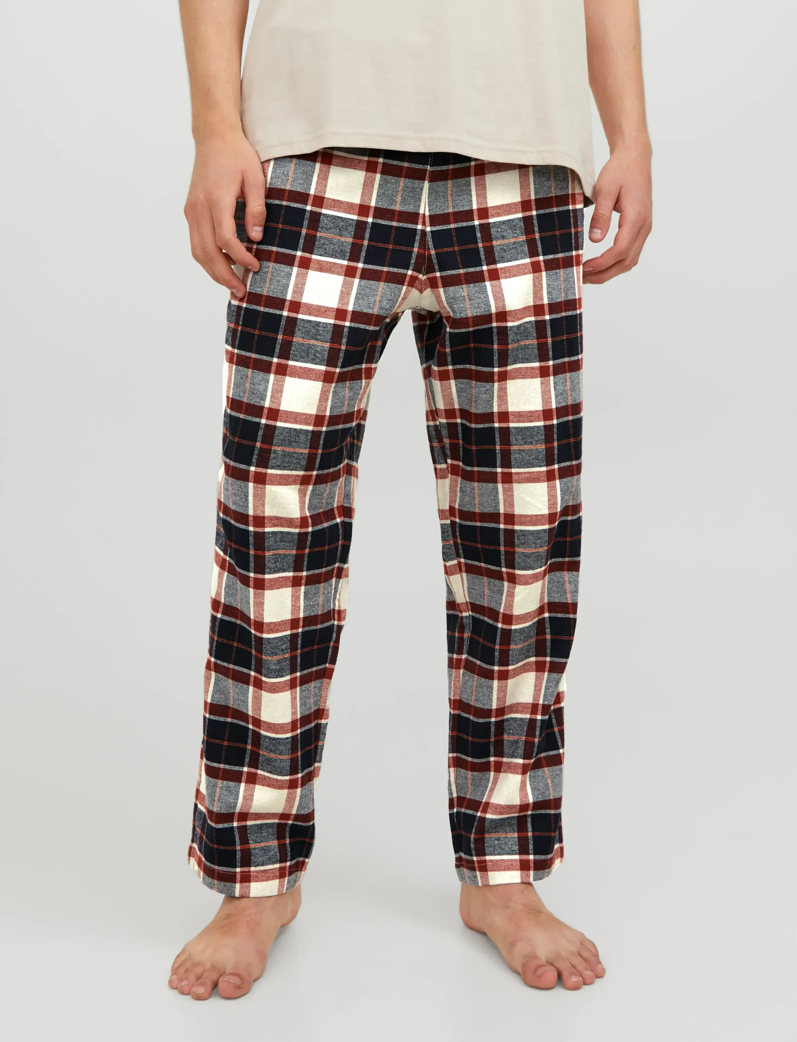 Jack & Jones Jacrimon Pants, S, Red, Nat- Og Loungewear > Loungebukser, Herre