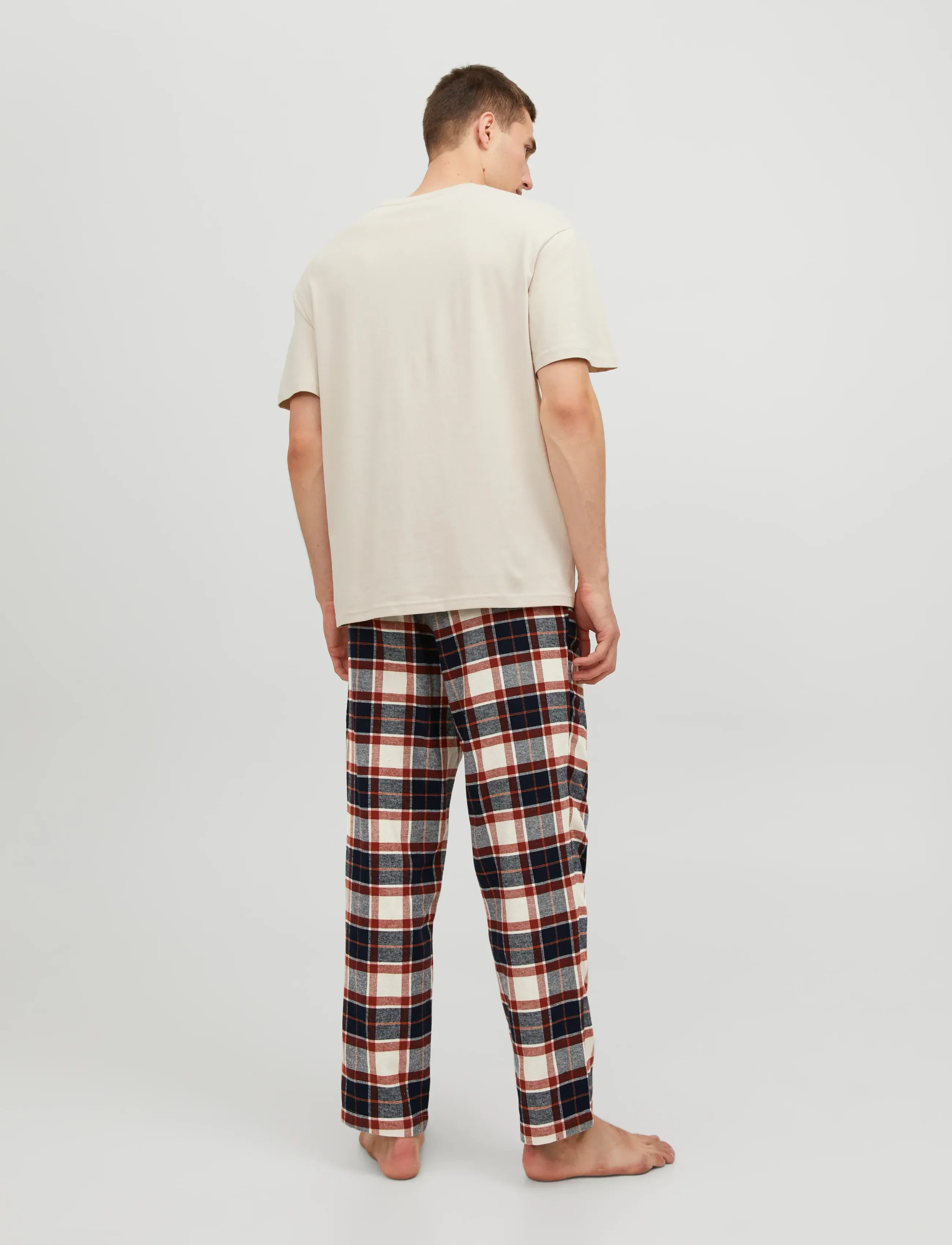 Jack & Jones - JACRIMON PANTS - pyjama bottoms - cloud dancer - 3