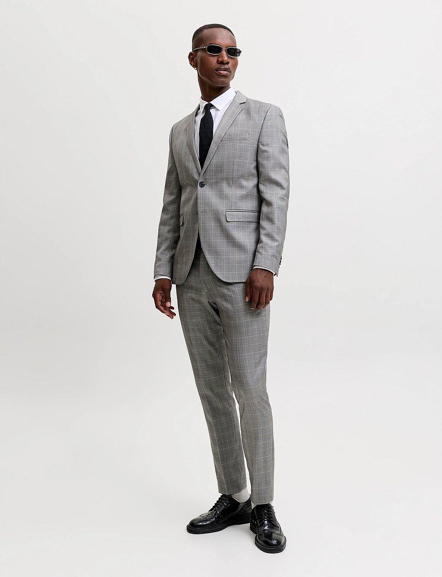 Jack & Jones - JPRFRANCO CHECK SUIT - drizzle - 0