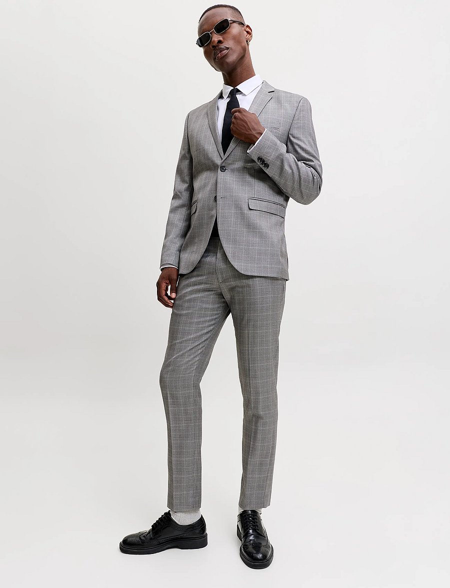 Jack & Jones - JPRFRANCO CHECK SUIT - drizzle - 5