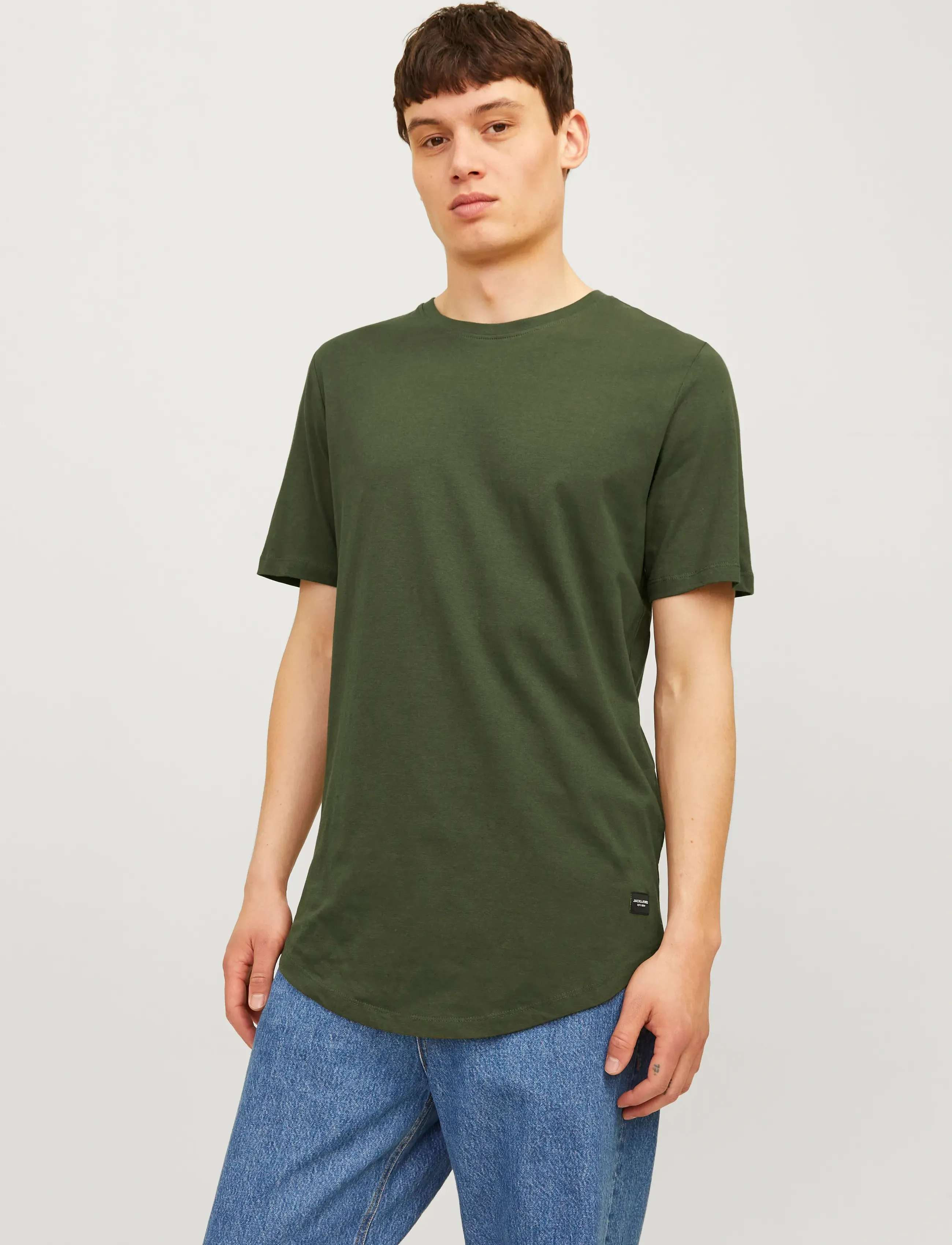 Jack & Jones JJENOA TEE SS CREW NECK 5PK MP NOOS - Looks for less - WHITE / white