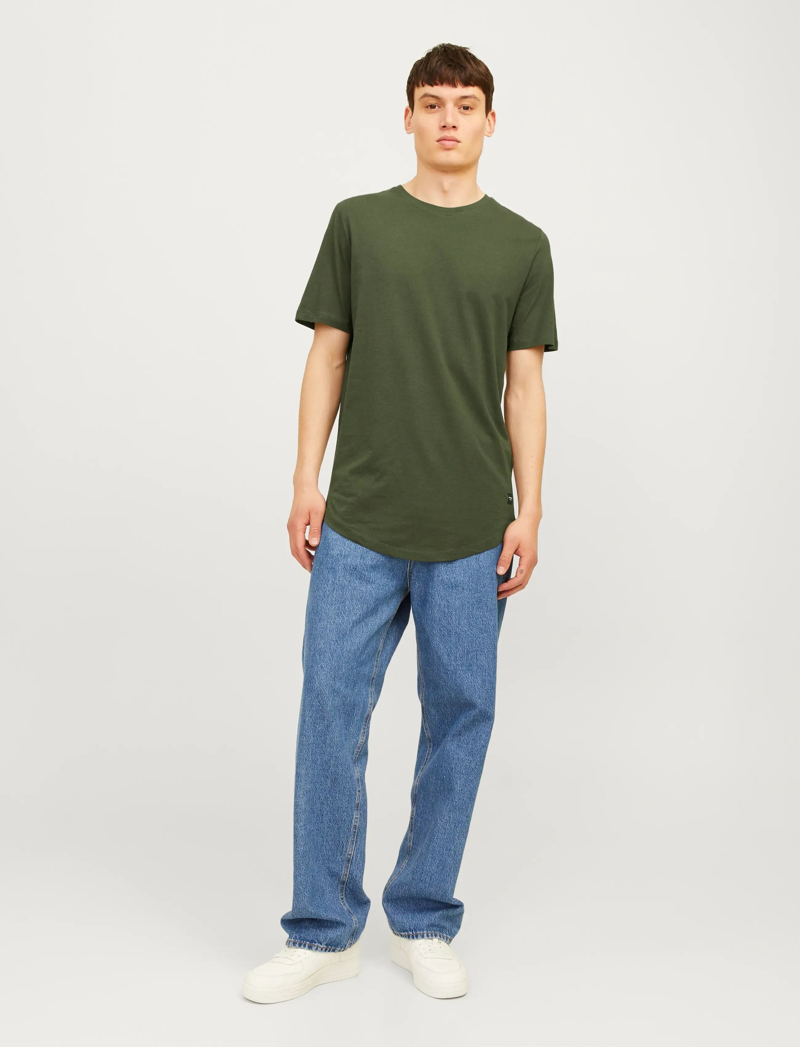 Jack & Jones - JJENOA TEE SS CREW NECK 5PK MP NOOS - kortärmade t-shirts - white - 3