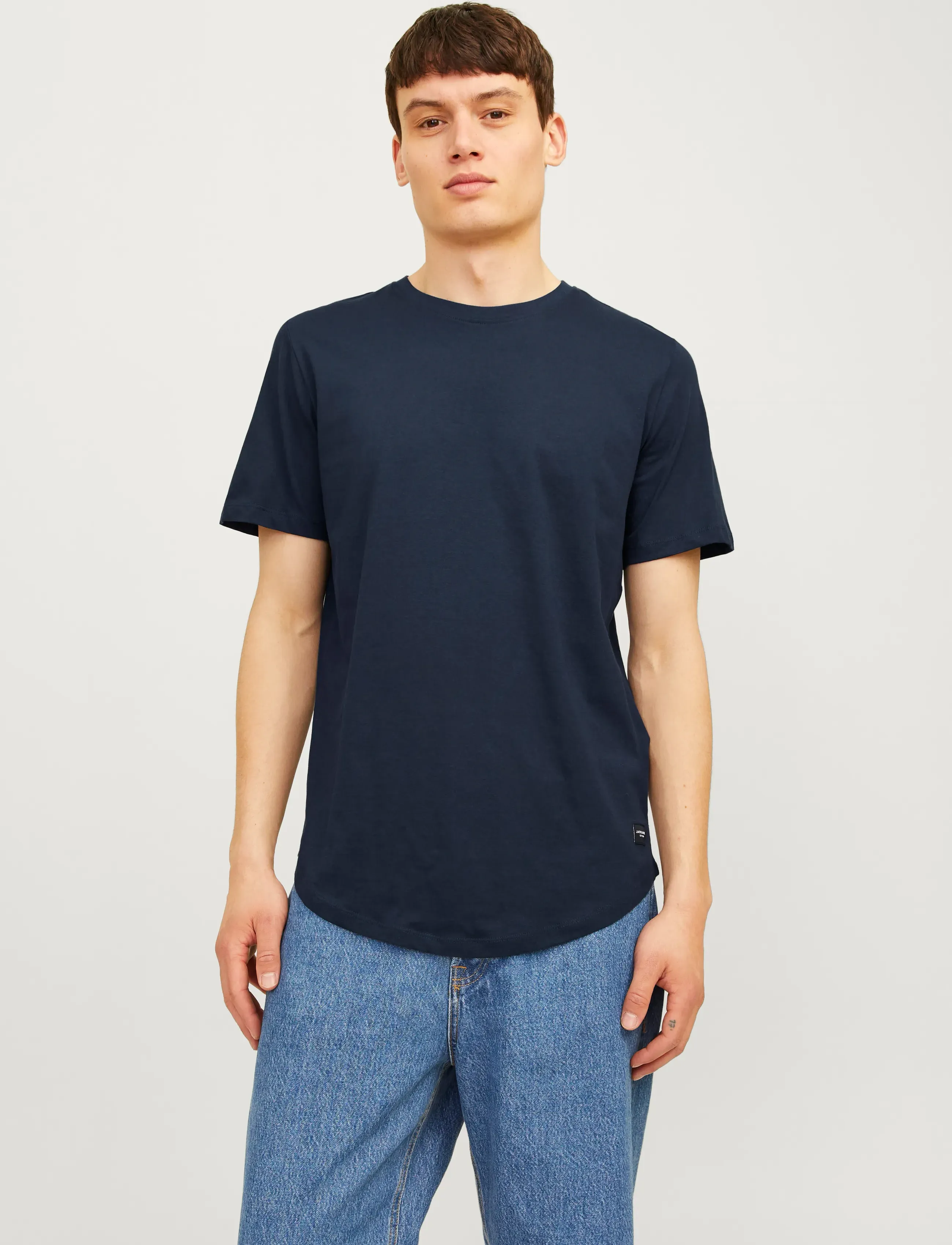 Jack & Jones - JJENOA TEE SS CREW NECK 5PK MP NOOS - kortärmade t-shirts - white - 5