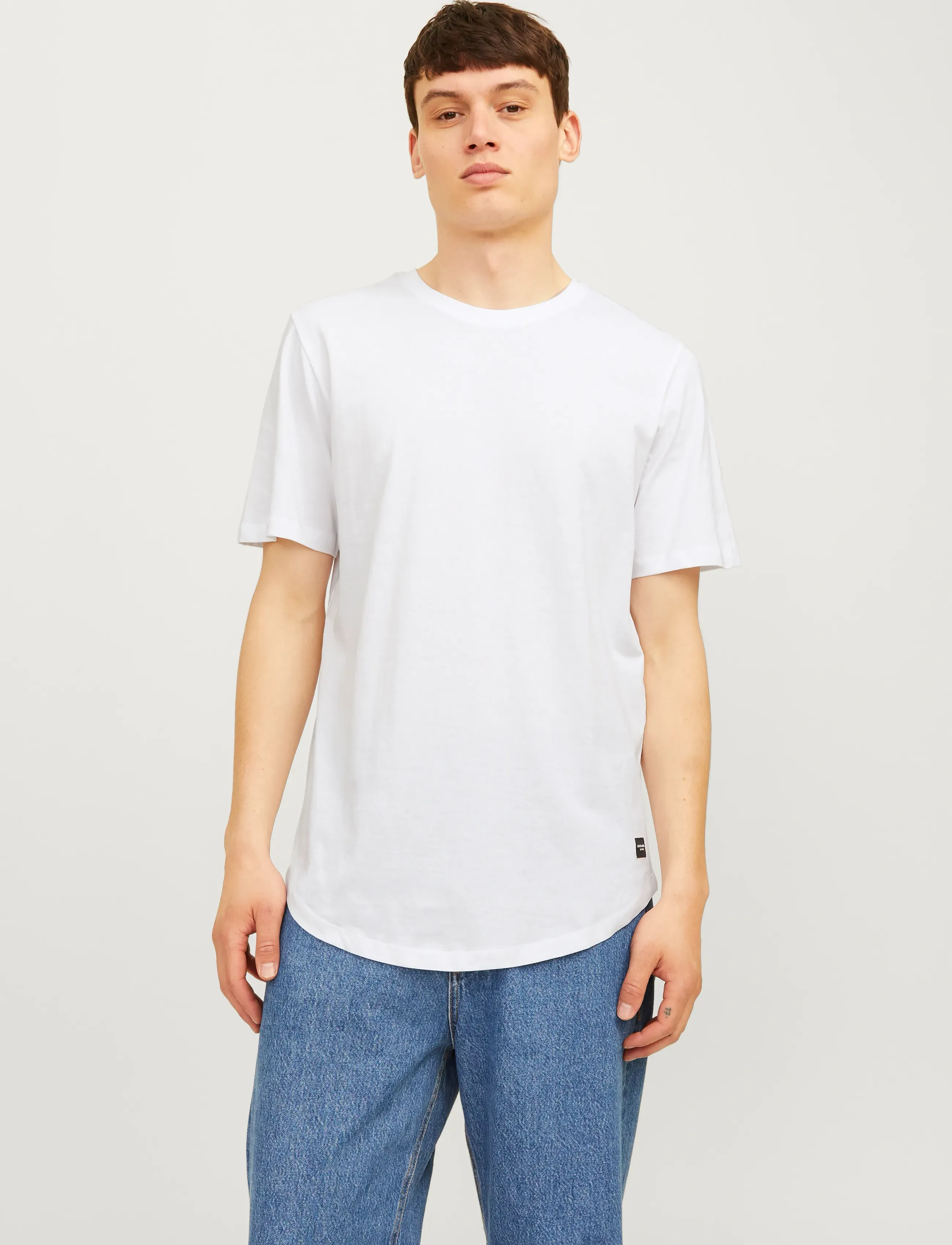 JACK & JONES Jjenoa Tee Ss Crew Neck 5Pk Mp Noos t-shirts - bas herr – bild 6