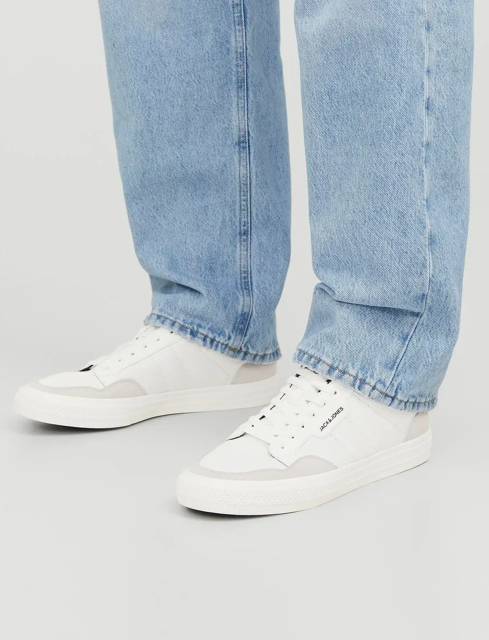 Jack & Jones - JFWMORDEN COMBO WHITE/NAVY NOOS - ar zemu augšdaļu - white - 0