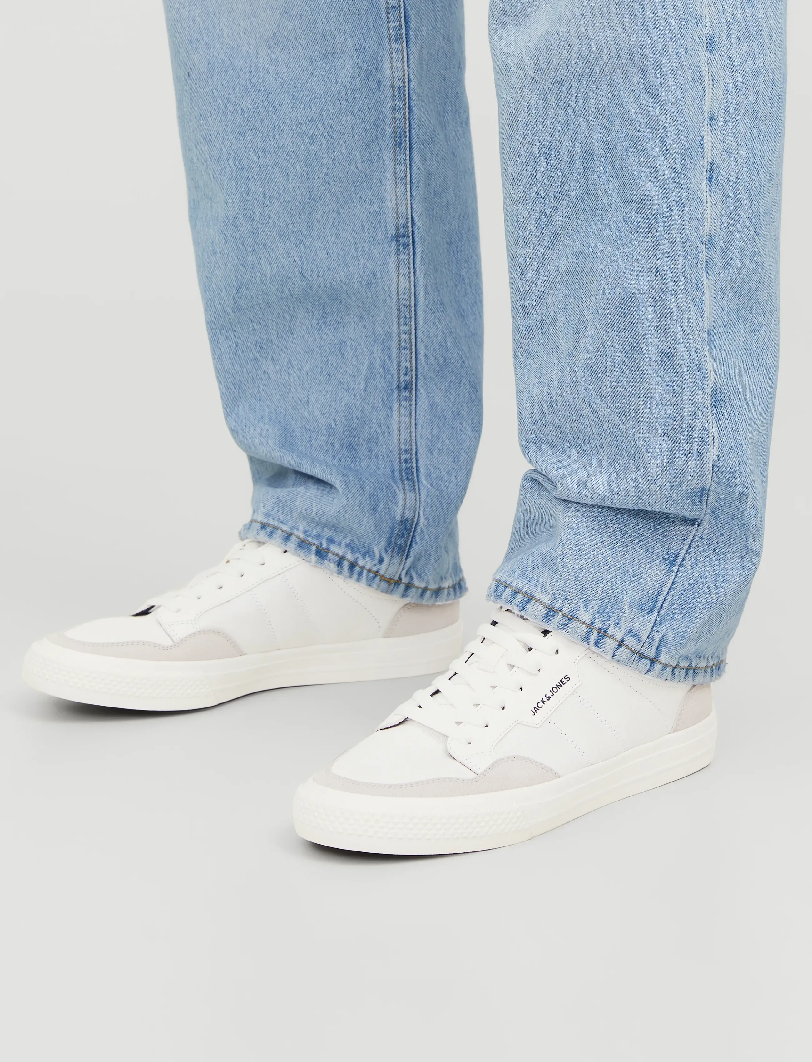 Jack & Jones JFWMORDEN COMBO WHITE/NAVY NOOS - Kollektionen - WHITE / white