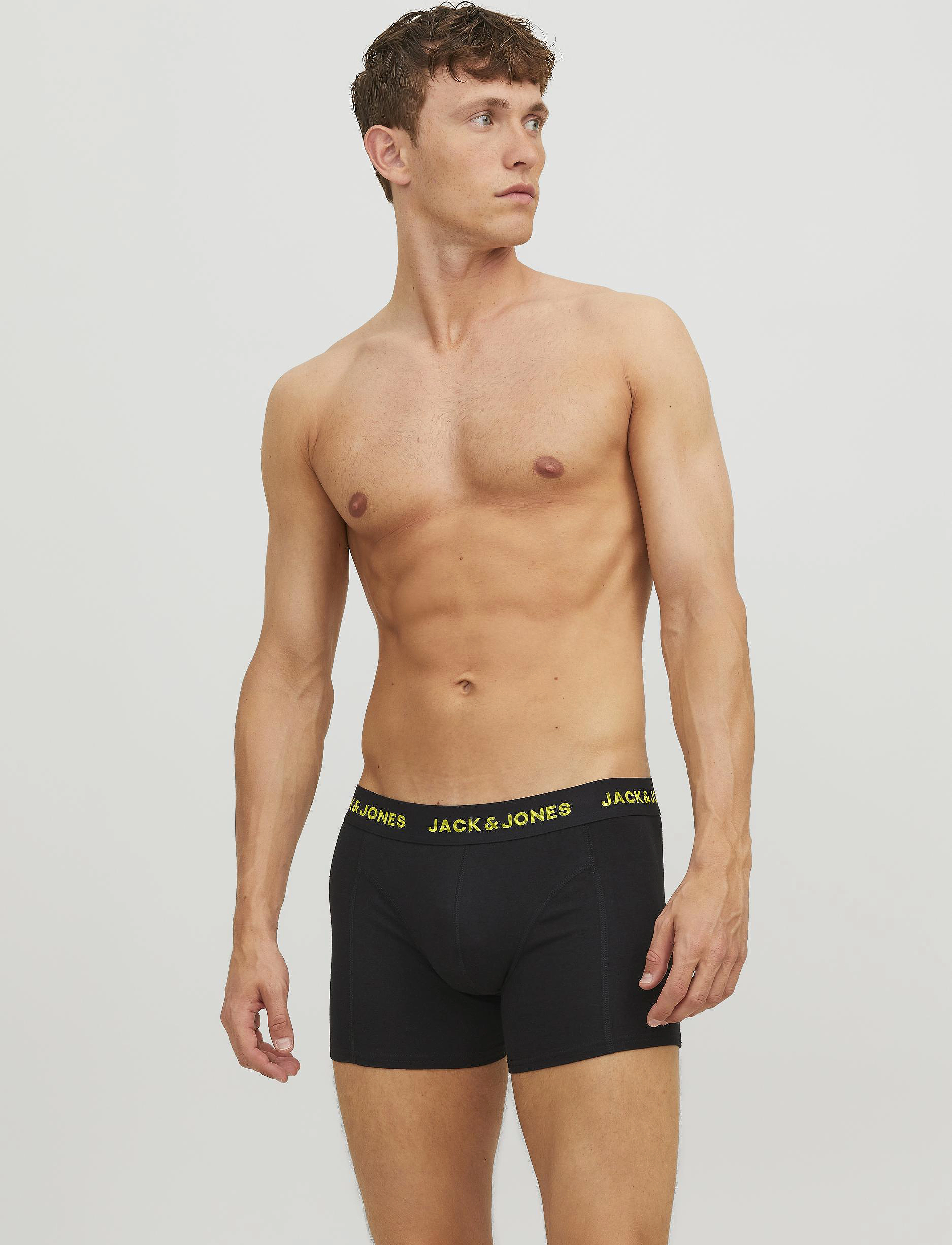 JACK & JONES Boxershorts ljusblå / orange herr – bild 6
