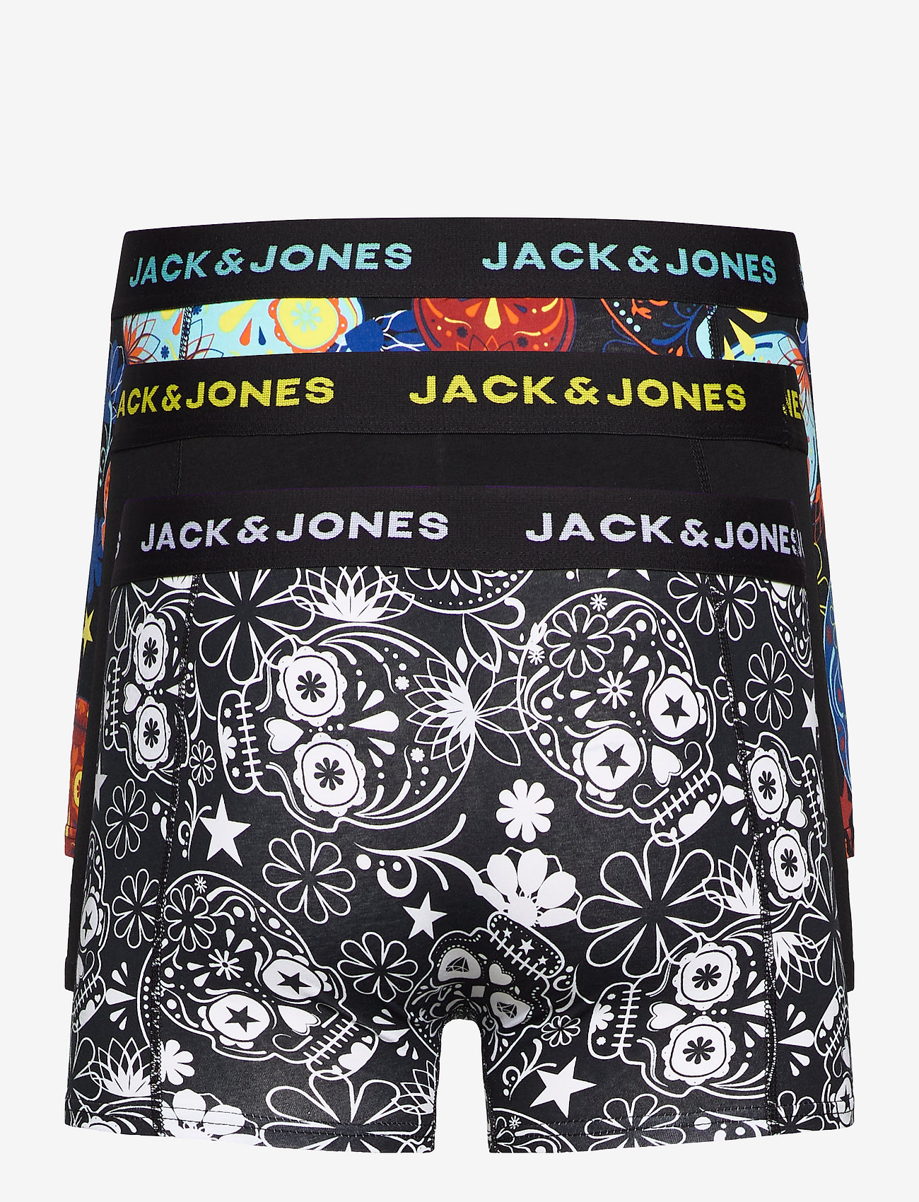 Jack & Jones - JACSUGAR SKULL TRUNKS 3 PACK. NOOS - die niedrigsten preise - black - 3