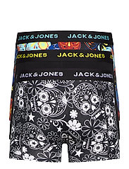 Jack & Jones - JACSUGAR SKULL TRUNKS 3 PACK. NOOS - alhaisimmat hinnat - black - 2