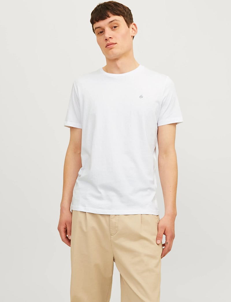 Jack & Jones - JORJXJ TEE SS CREW NECK 5PK MP NOOS - t-shirts im multipack - white - 0