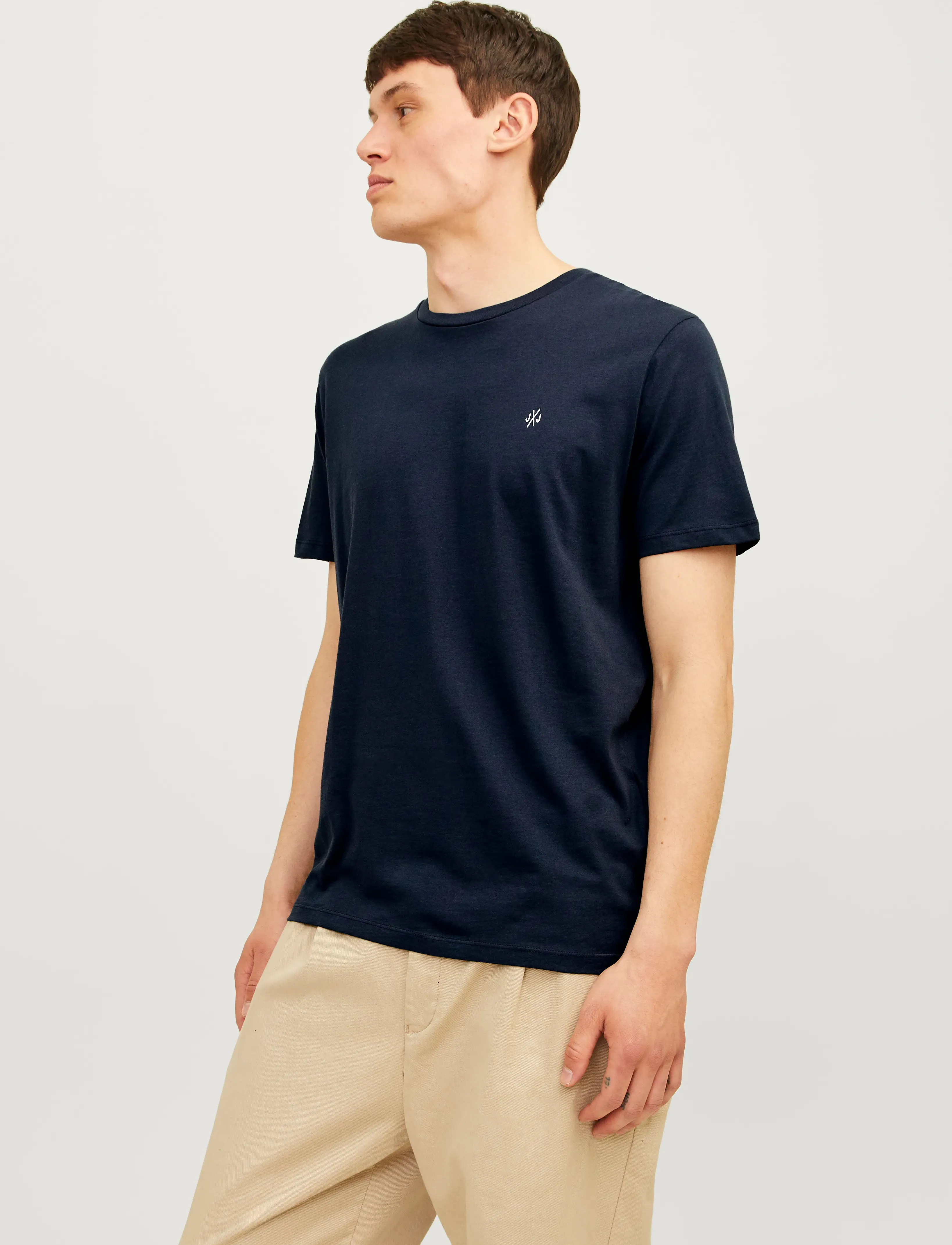 JACK & JONES Jorjxj Tee Ss Crew Neck 5Pk Mp Noos t-shirts - bas herr – bild 5