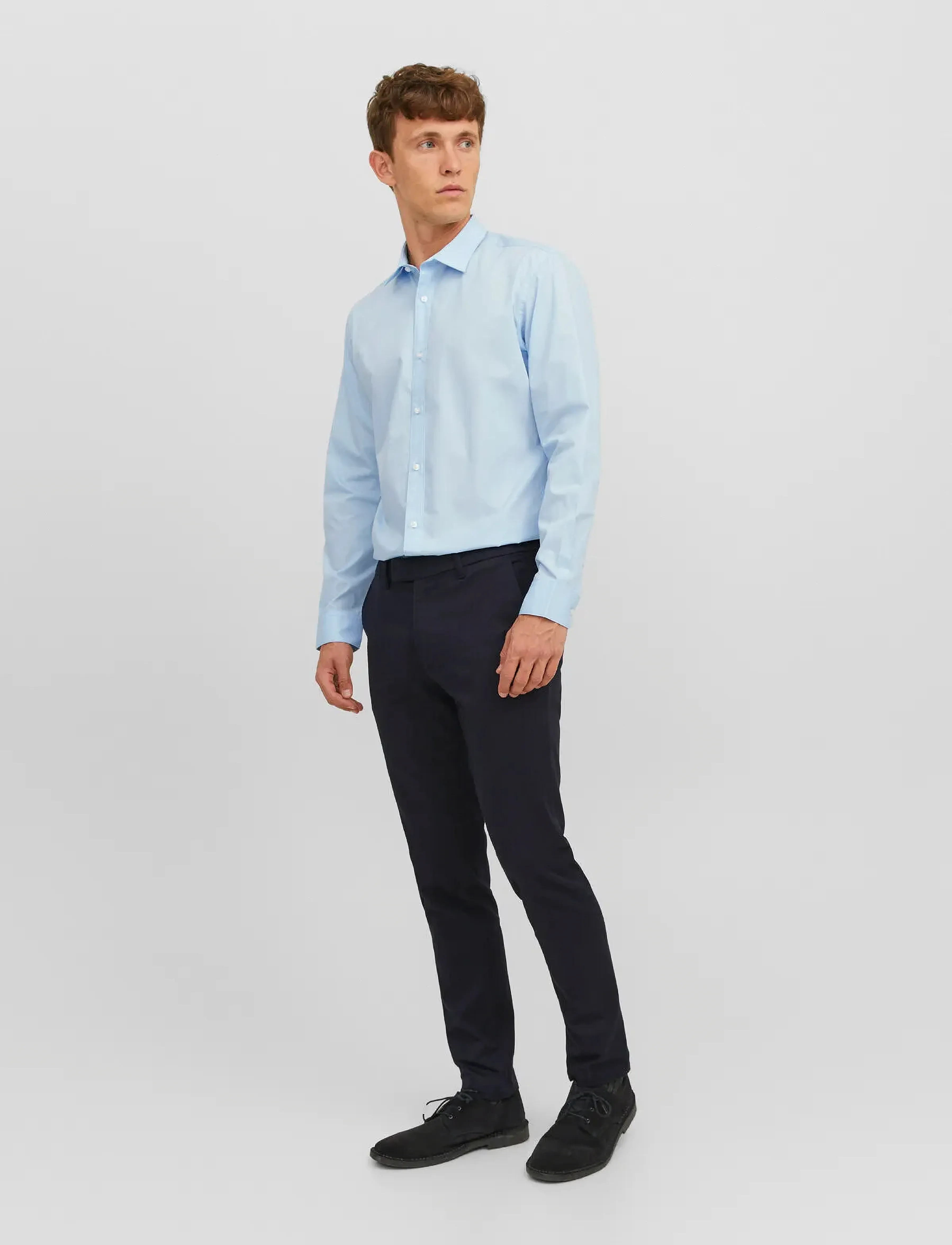 JACK & JONES Jprjoe Shirt Ls Plain Noos casual skjortor herr – bild 5