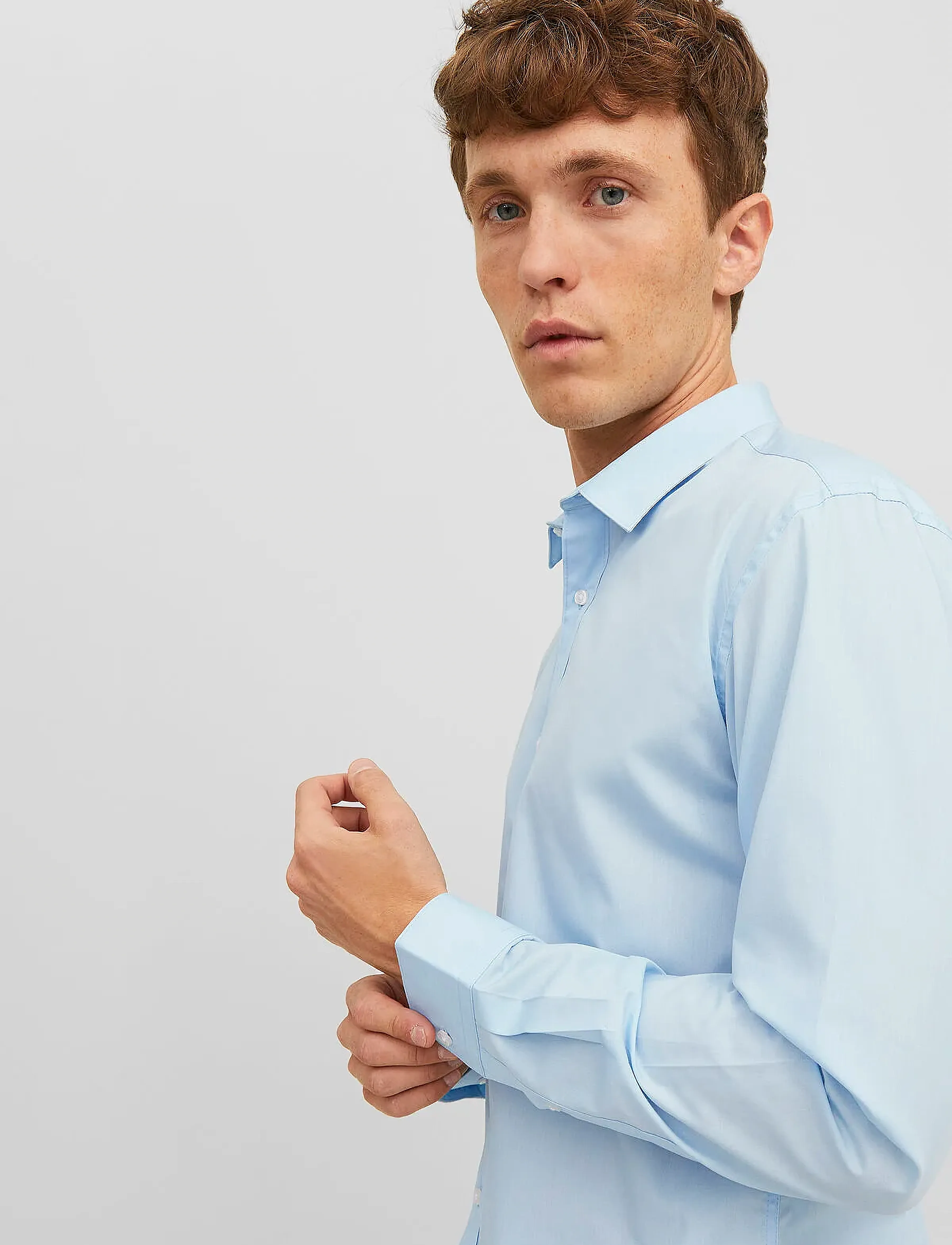 JACK & JONES Jprjoe Shirt Ls Plain Noos casual skjortor herr – bild 6