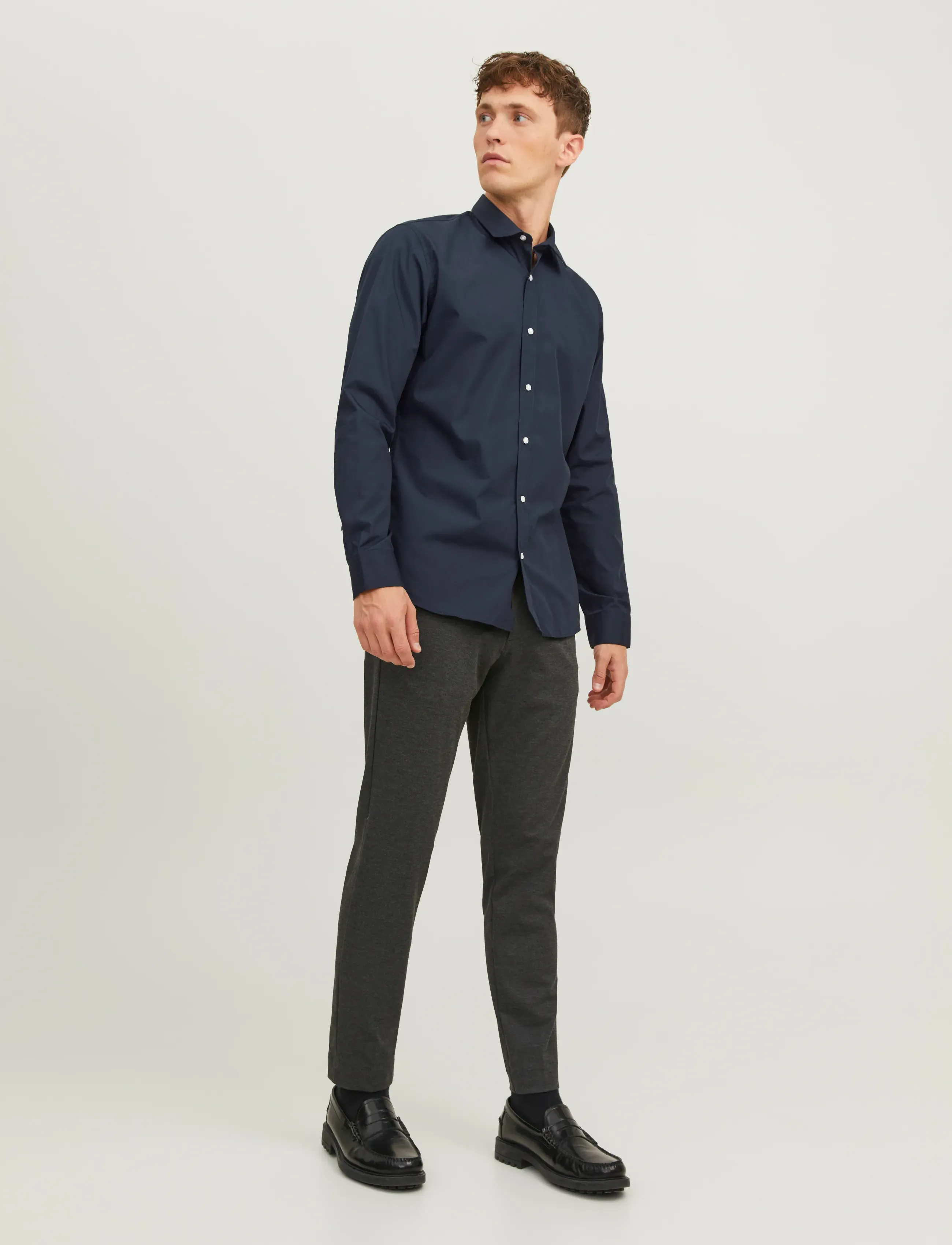 JACK & JONES Jprjoe Shirt Ls Plain Noos casual skjortor herr – bild 6