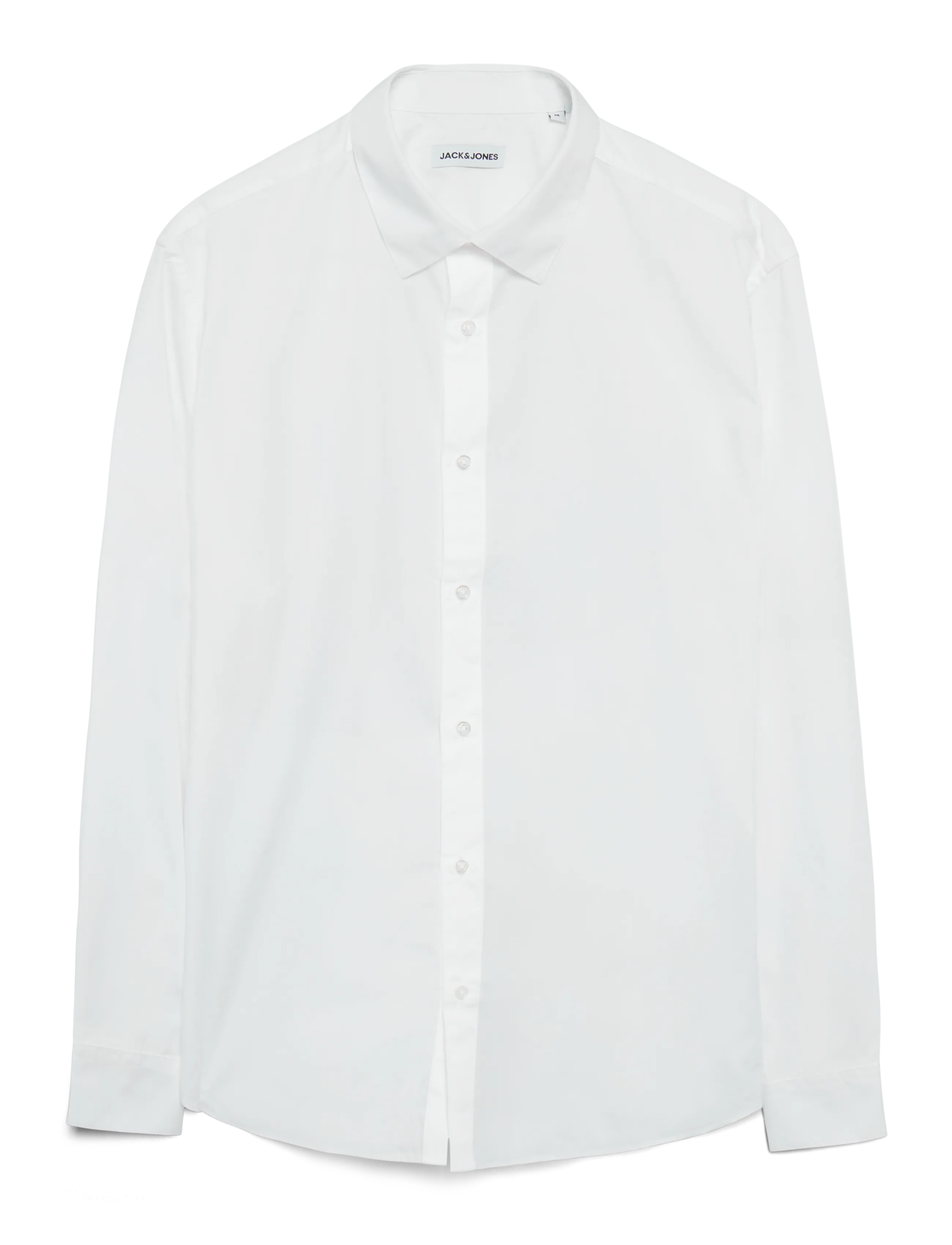 Jack & Jones JJEJOE SHIRT LS PLAIN NOOS - Jack & Jones - WHITE / white