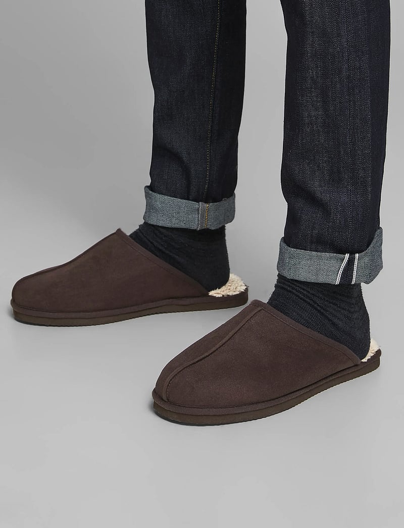 Jack & Jones - JFWDUDELY MICROFIBER SLIPPER JAVA/BE PB - kollektioner - java - 1