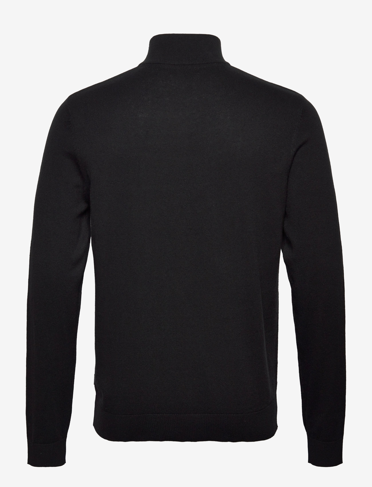 Jack & Jones - JJEEMIL KNIT HALF ZIP NOOS - džemperiai su trumpu užtrauktuku - black - 2