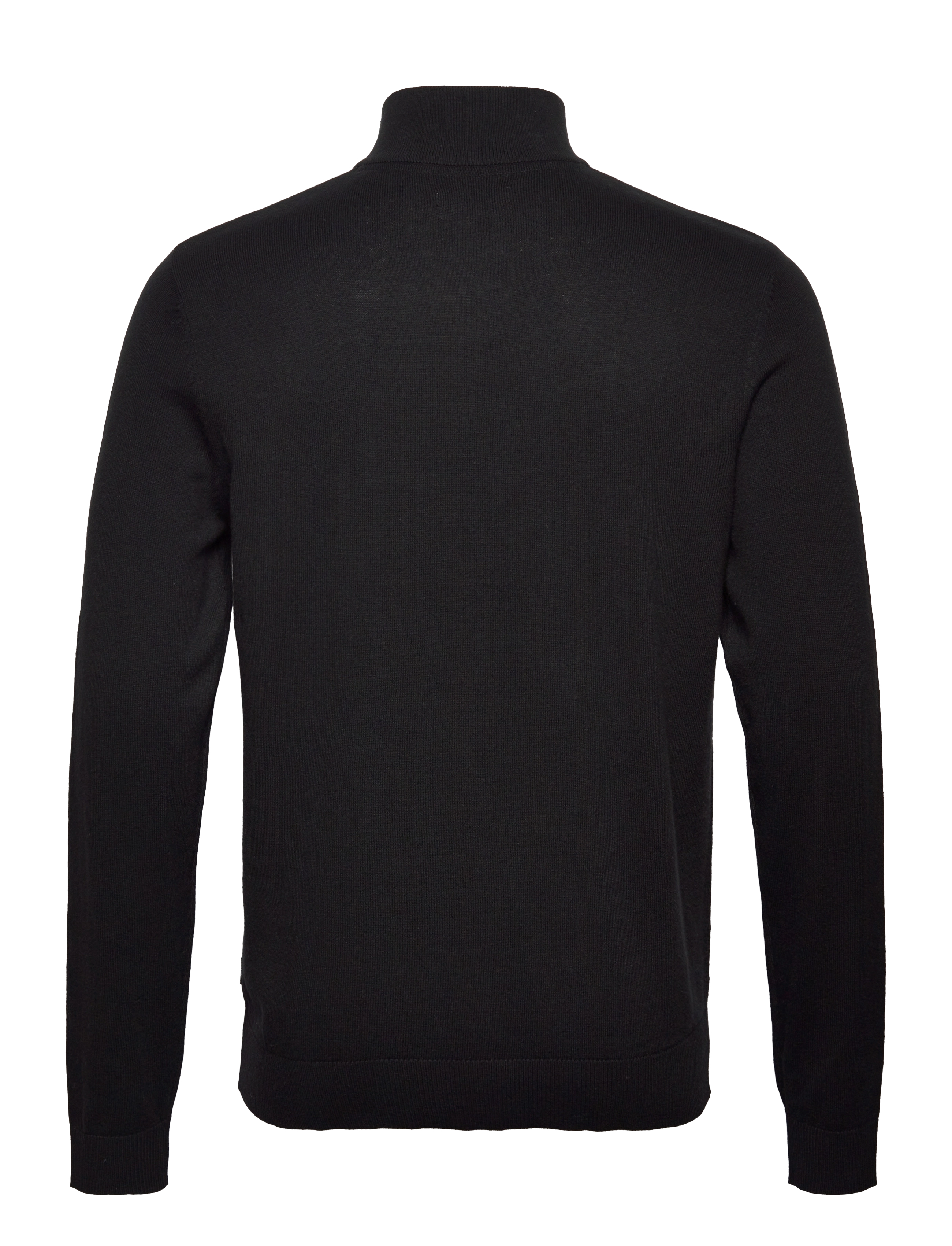Jack & Jones - JJEEMIL KNIT HALF ZIP NOOS - strik - black - 2