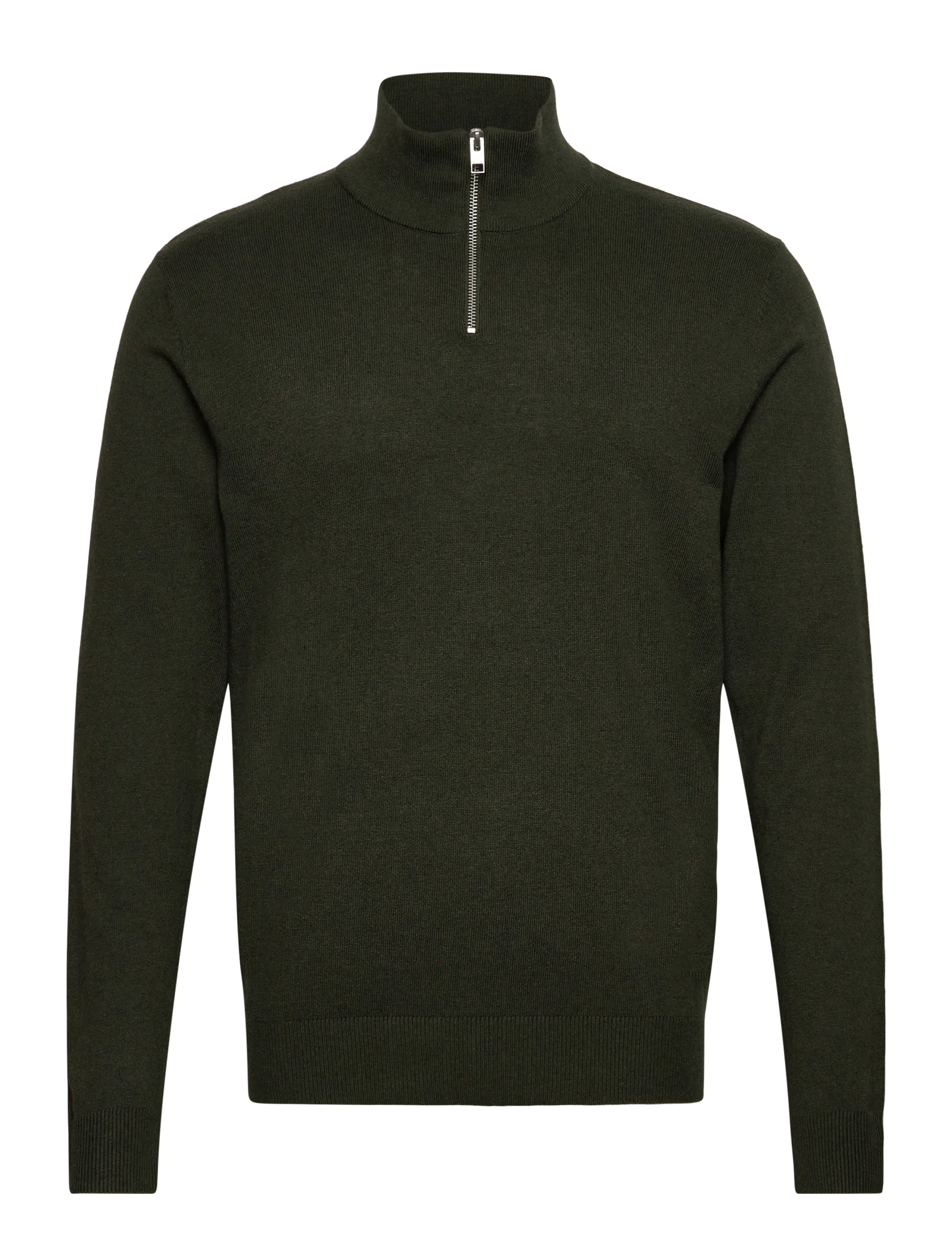 Jack & Jones JJEEMIL KNIT HALF ZIP NOOS - Populära märken - DUFFEL BAG / khaki/green