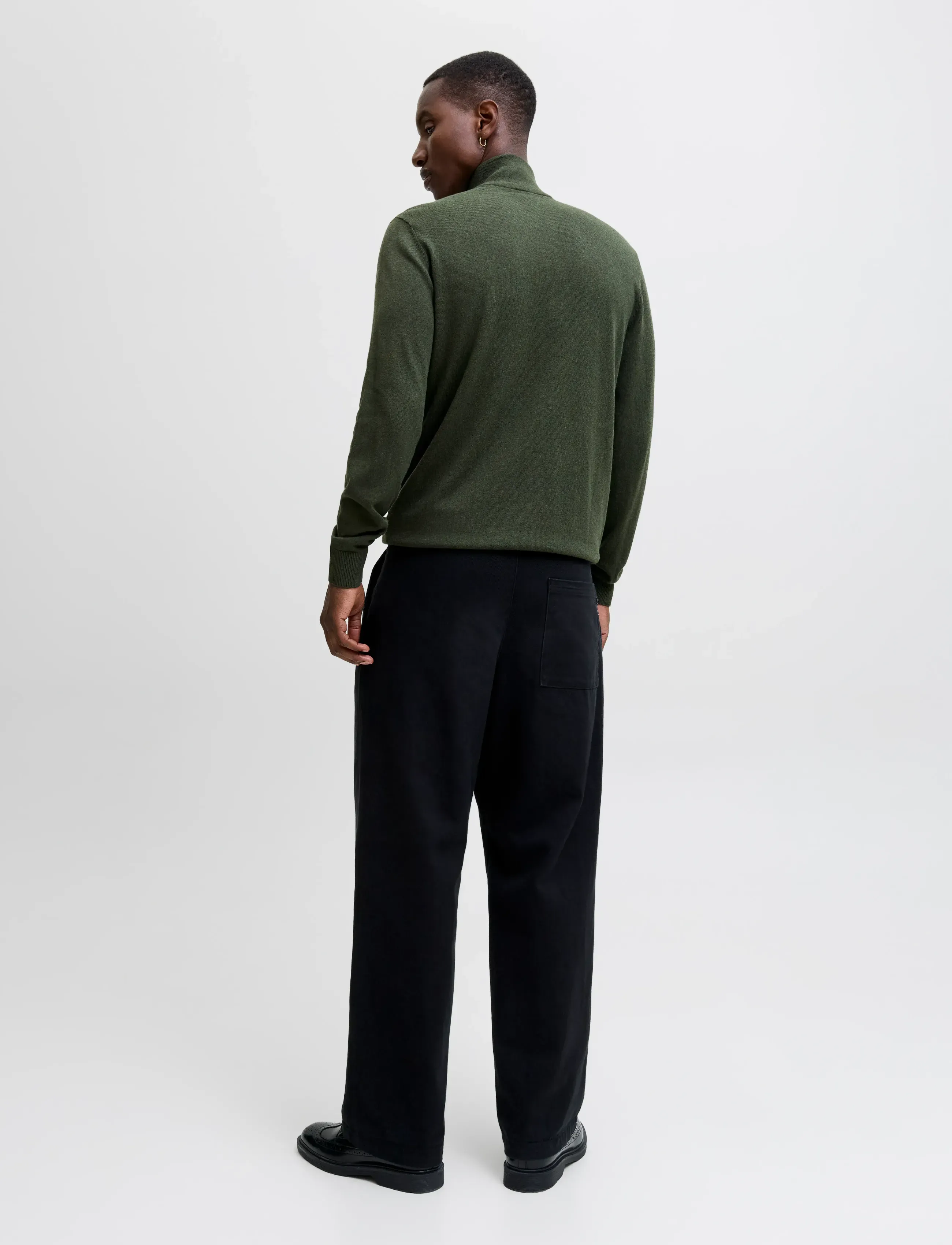 Jack & Jones - JJEEMIL KNIT HALF ZIP NOOS - tõmblukk-kaelusega džemprid - duffel bag - 3