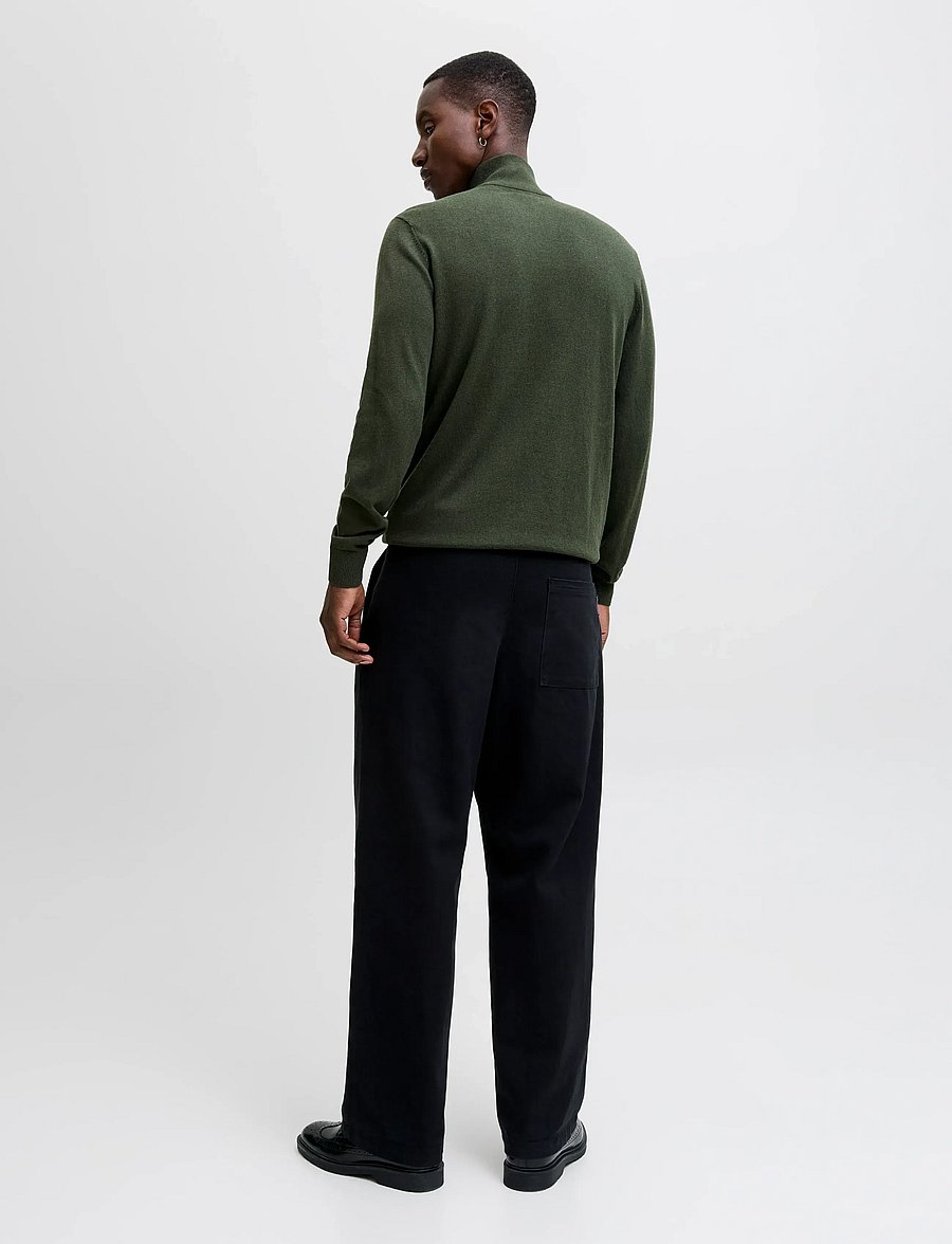 Jack & Jones - JJEEMIL KNIT HALF ZIP NOOS - pullover mit halbem reißverschluss - duffel bag - 3