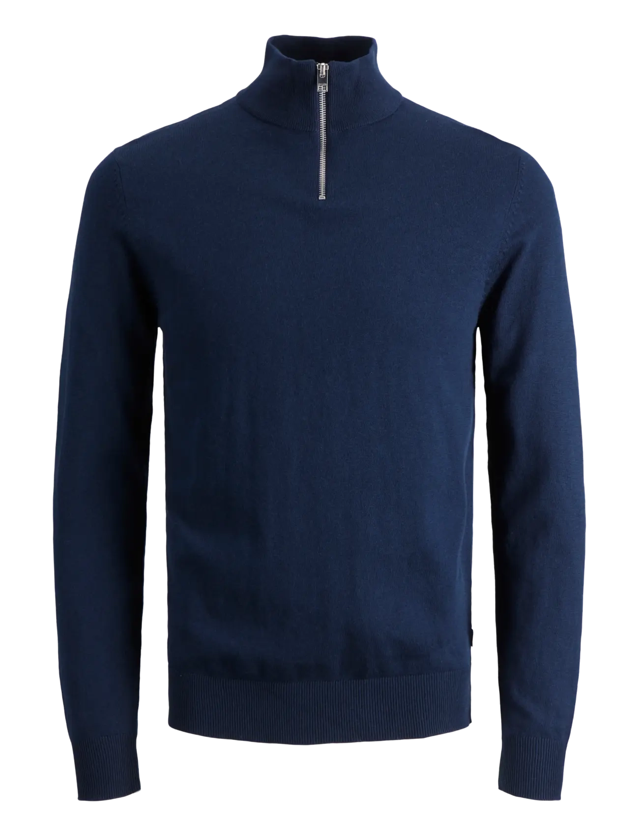 JJEEMIL KNIT HALF ZIP NOOS - NAVY BLAZER