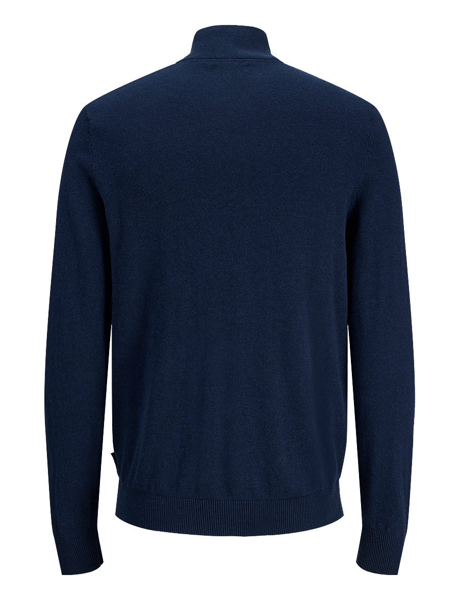 Jack & Jones - JJEEMIL KNIT HALF ZIP NOOS - pullover mit halbem reißverschluss - navy blazer - 2