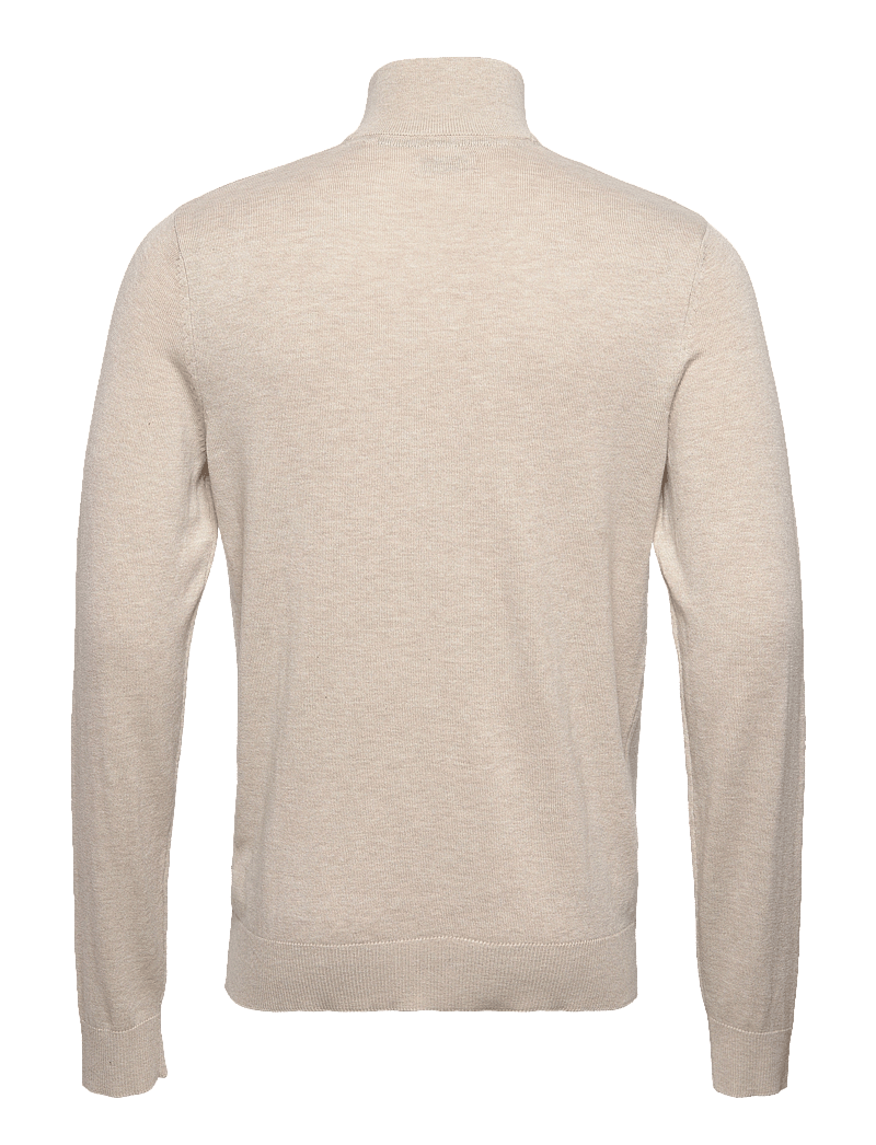 Jack & Jones - JJEEMIL KNIT HALF ZIP NOOS - pullover mit halbem reißverschluss - oatmeal - 2