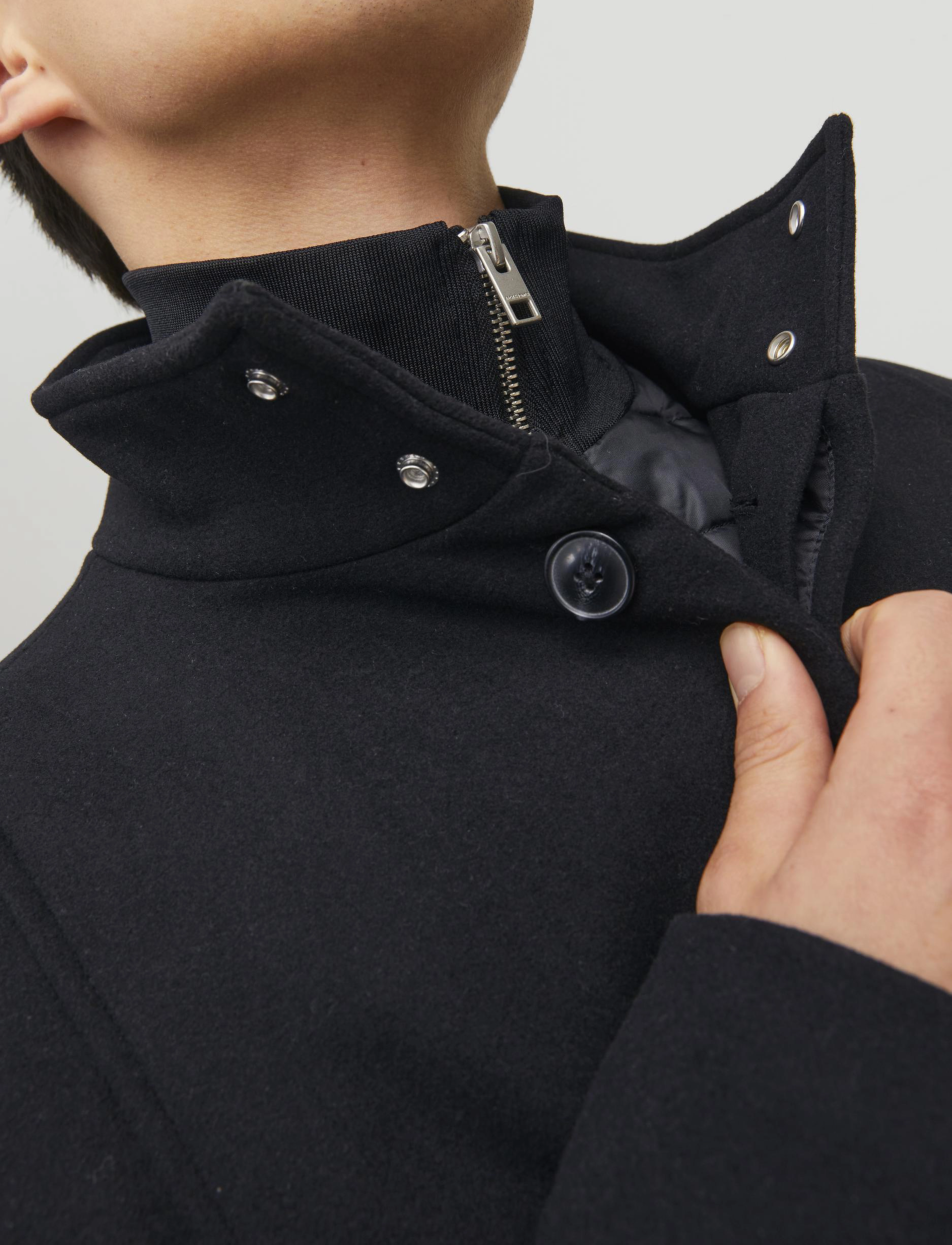 Jack & Jones - JJEDUNHAM WOOL JACKET - black - 4