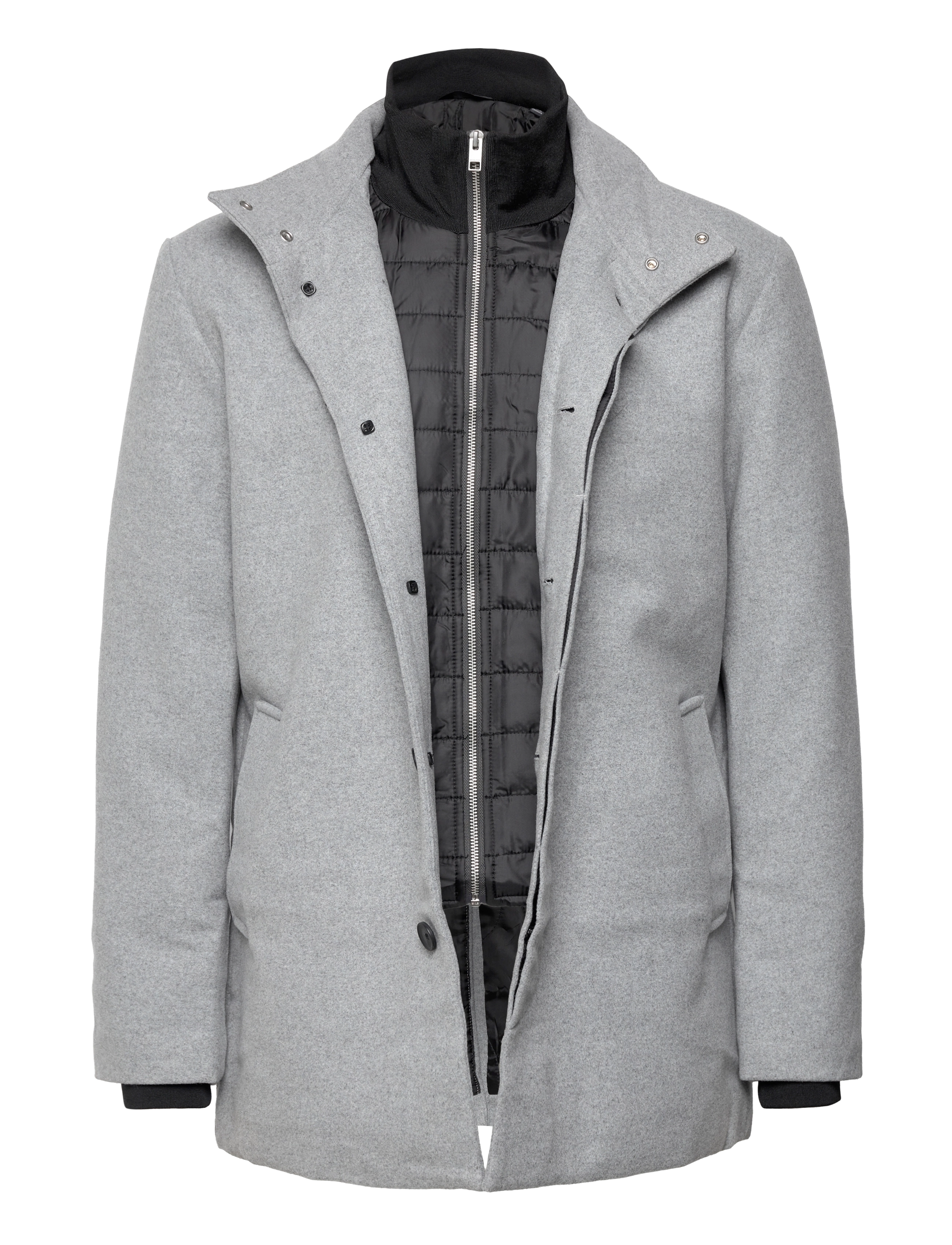 Jack & Jones - JJEDUNHAM WOOL JACKET - light grey melange - 2