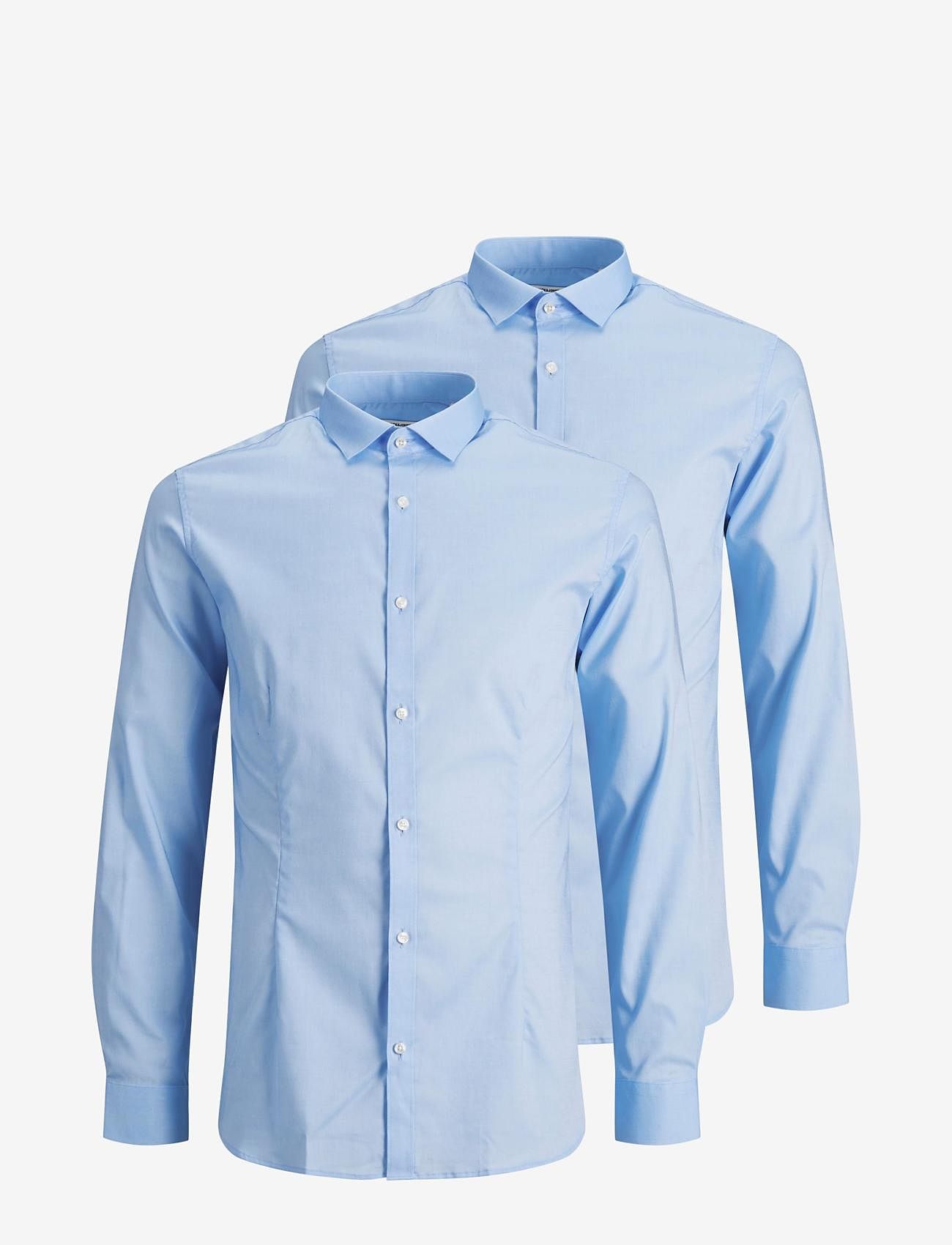 Jack & Jones - JPRBLAPARMA SHIRT L/S 2-PACK - laisvalaikio marškiniai - cashmere blue - 0