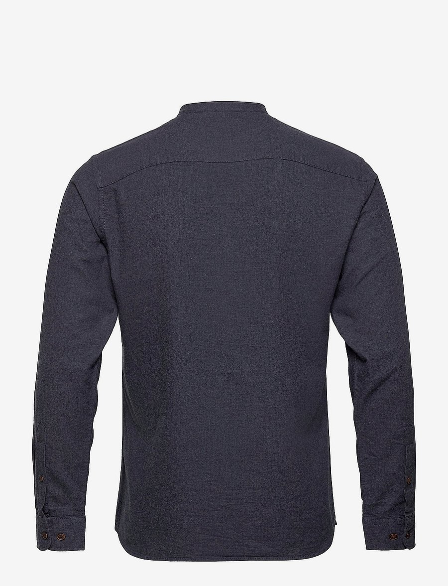 Jack & Jones - JJEBAND HEATHER SHIRT L/S - navy blazer - 1
