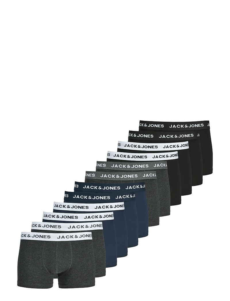 Jack & Jones - JACSOLID TRUNKS 12 PACKS - multipack underbukser - navy blazer - 1