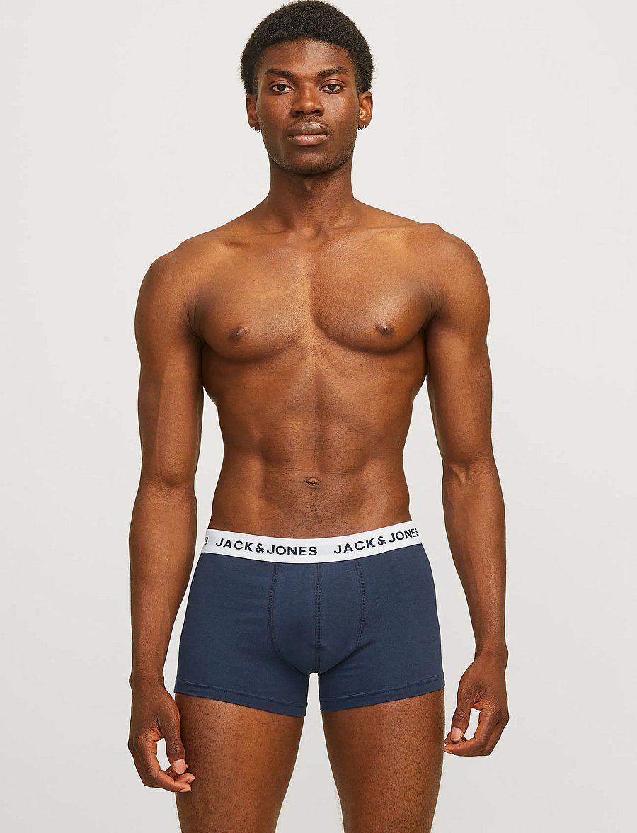Jack & Jones - JACSOLID TRUNKS 12 PACKS - unterhosen im multipack - navy blazer - 4