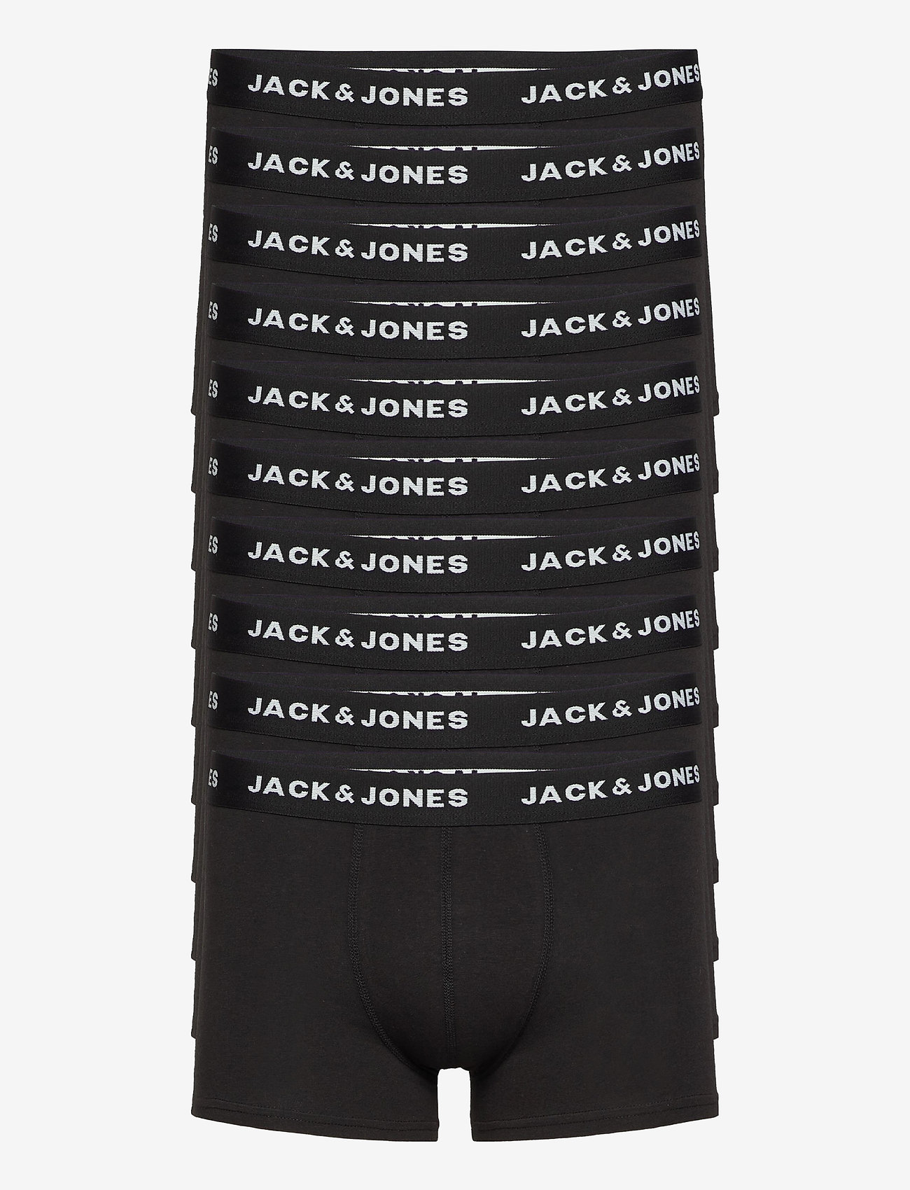 Jack & Jones - JACSOLID TRUNKS 10 PACKS NOOS - trunks - black - 0