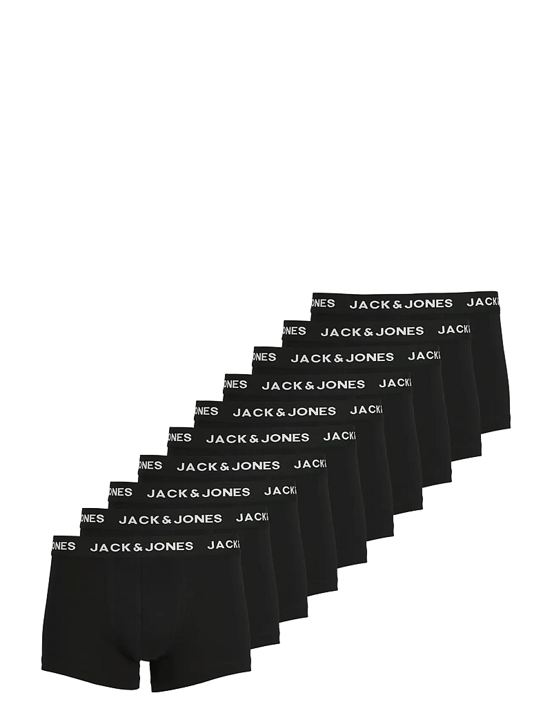 Jack & Jones - JACSOLID TRUNKS 10 PACKS NOOS - multipack kalsonger - black - 1