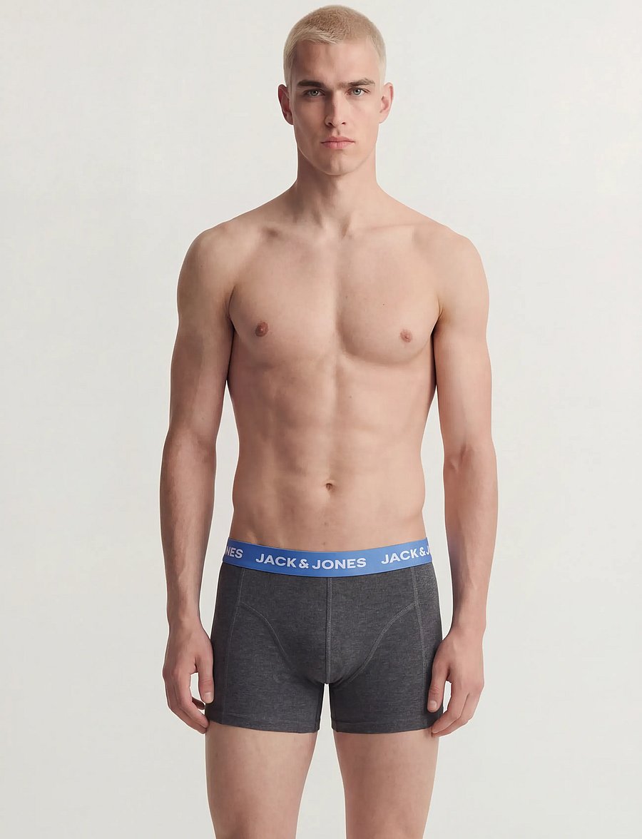 Jack & Jones - JACSOLID TRUNKS 10 PACKS NOOS - multipack kalsonger - black - 4