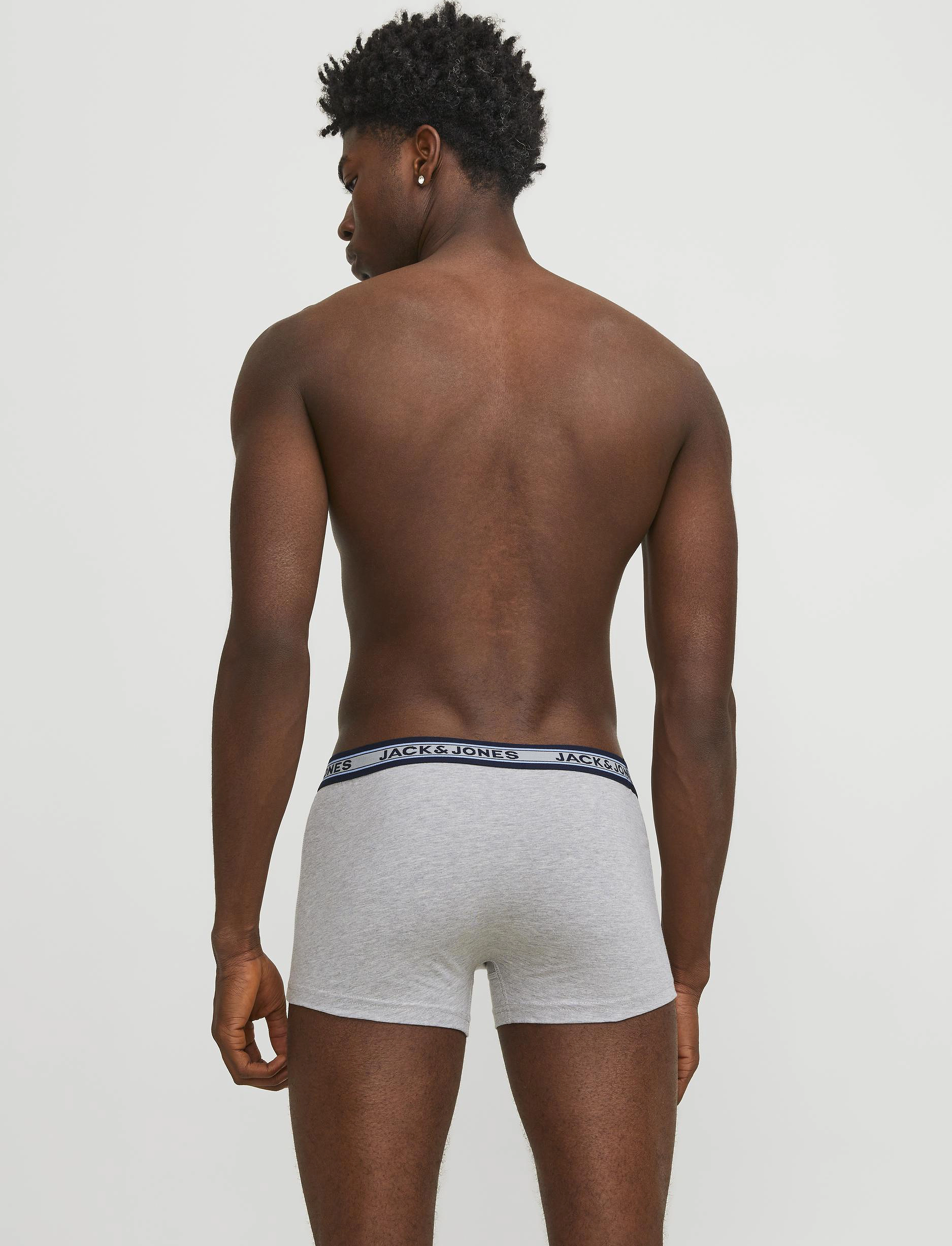 Jack & Jones - JACSOLID TRUNKS 10 PACKS NOOS - lot de sous-vêtements - dark grey melange - 3