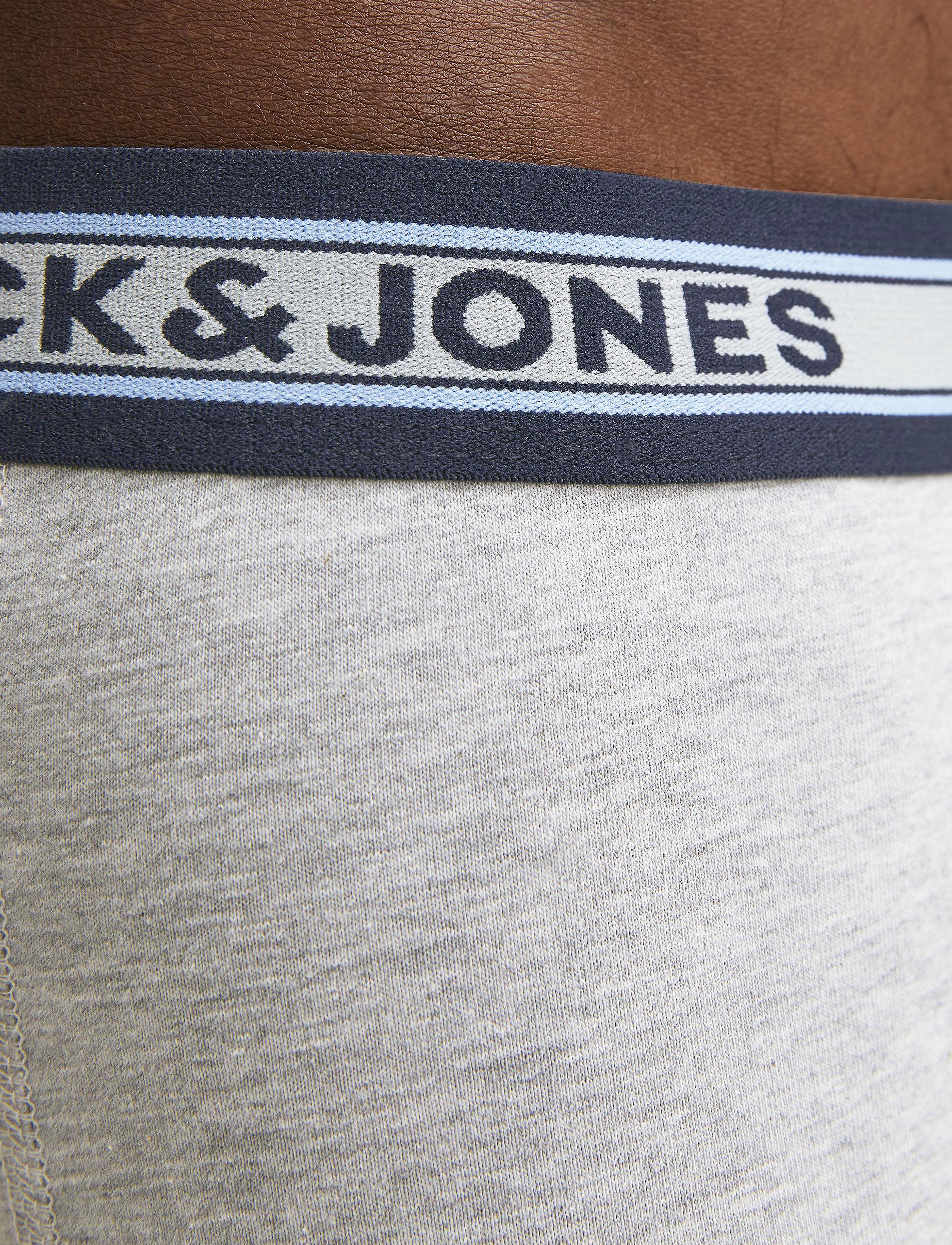 Jack & Jones - JACSOLID TRUNKS 10 PACKS NOOS - lot de sous-vêtements - dark grey melange - 4