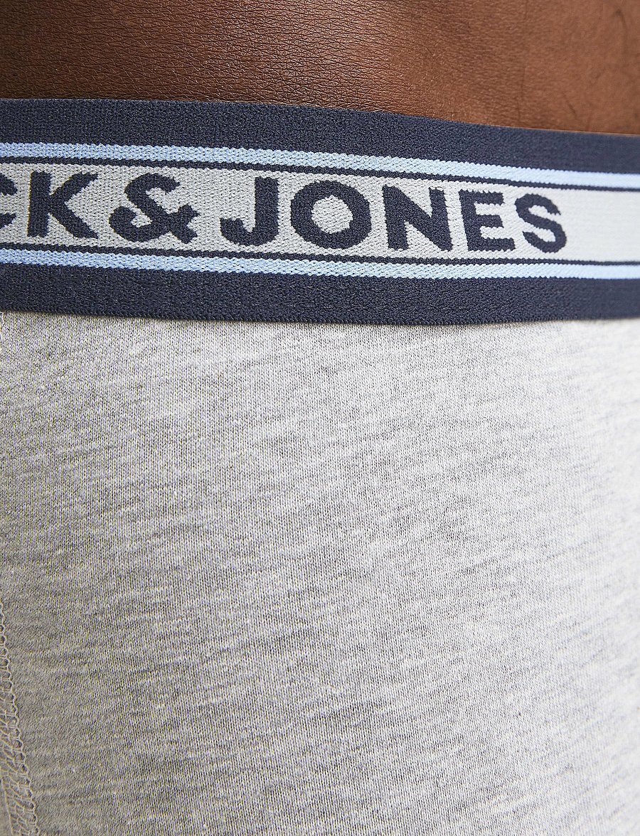 Jack & Jones - JACSOLID TRUNKS 10 PACKS NOOS - lot de sous-vêtements - dark grey melange - 4