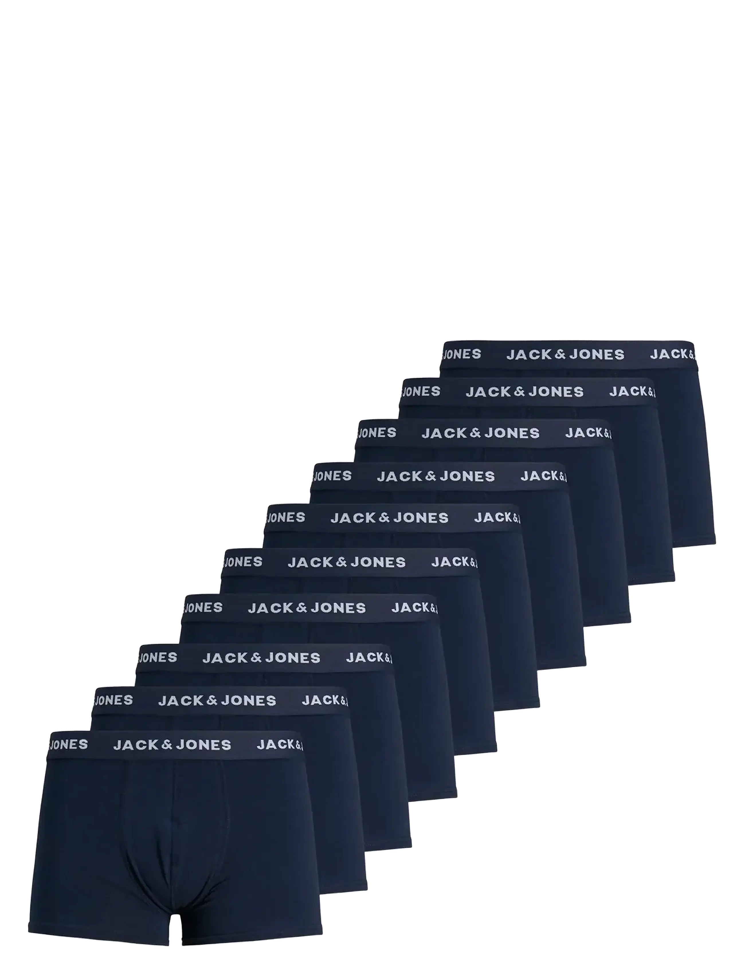 Jack & Jones JACSOLID TRUNKS 10 PACKS NOOS - Undertøy - NAVY BLAZER / navy