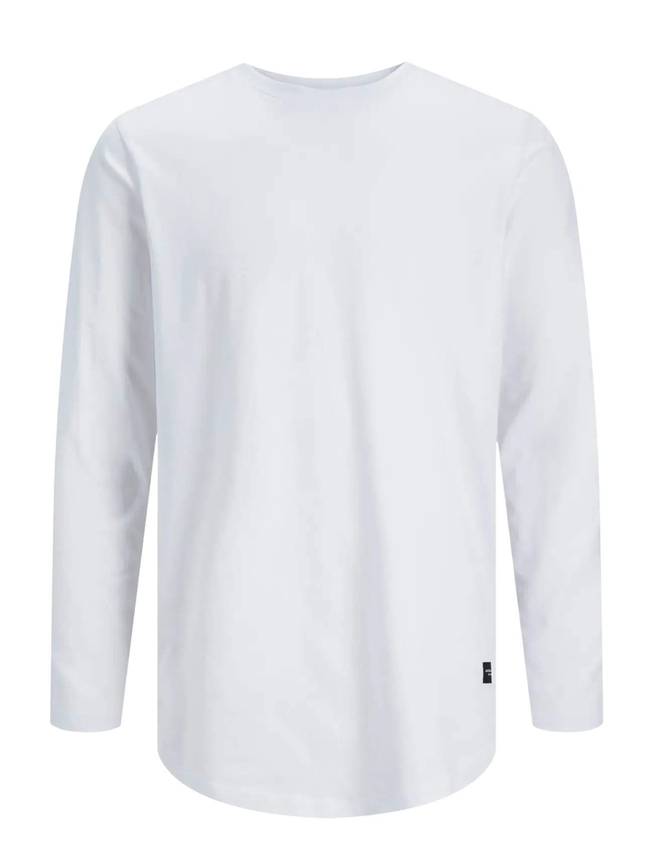 JJENOA TEE O-NECK LS NOOS - WHITE
