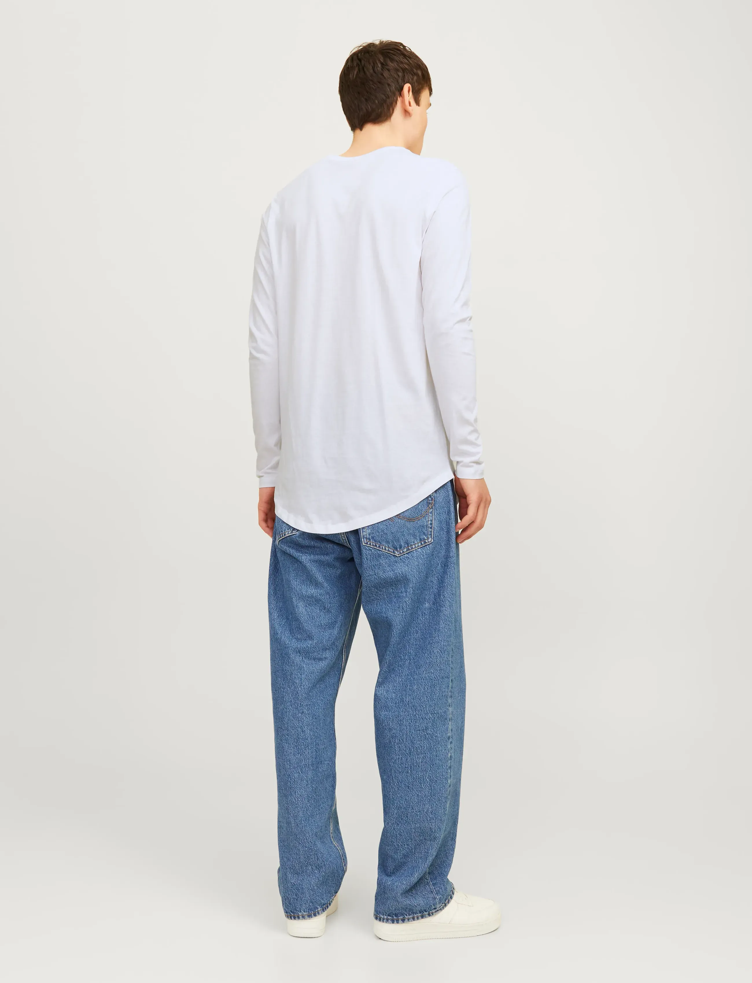 Jack & Jones - JJENOA TEE O-NECK LS NOOS - white - 2