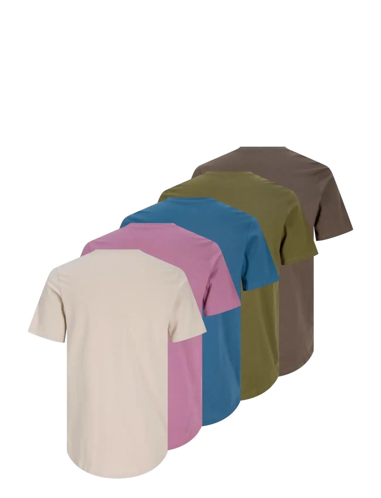 Jack & Jones - JPRBLABRODY TEE SS CREW NECK 5PK MP NOOS - multipack t-shirts - moonbeam - 2