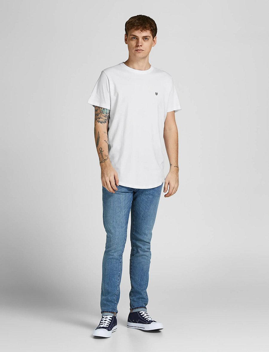 Jack & Jones - JPRBLABRODY TEE SS CREW NECK 5PK MP NOOS - t-shirts im multipack - navy blazer - 4