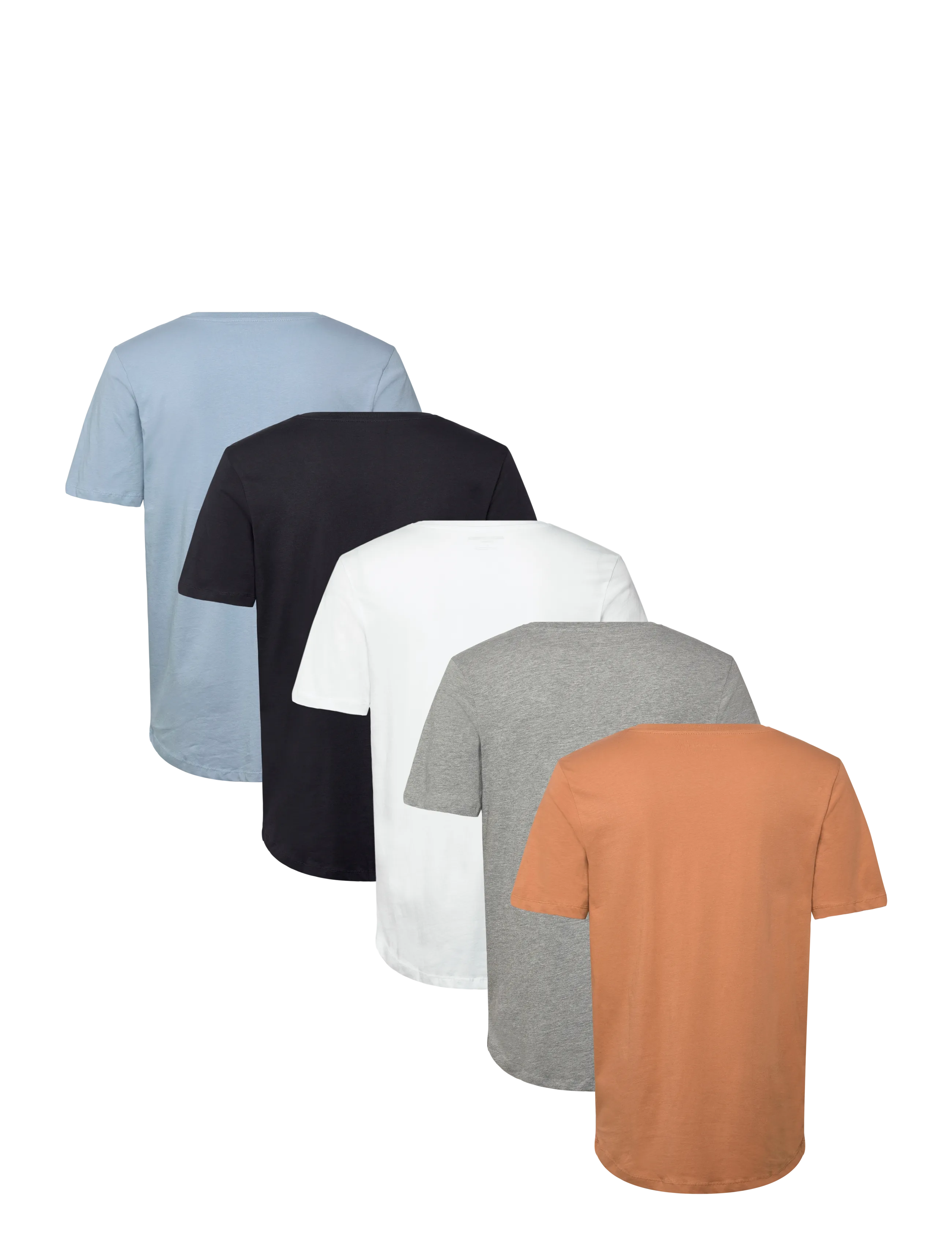 Jack & Jones - JPRBLABRODY TEE SS CREW NECK 5PK MP NOOS - t-särkide multipakk - tobacco brown - 1