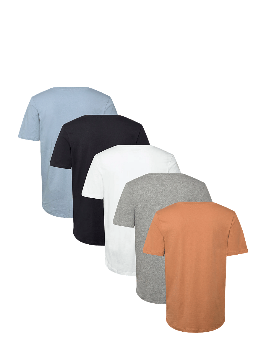Jack & Jones - JPRBLABRODY TEE SS CREW NECK 5PK MP NOOS - t-särkide multipakk - tobacco brown - 1